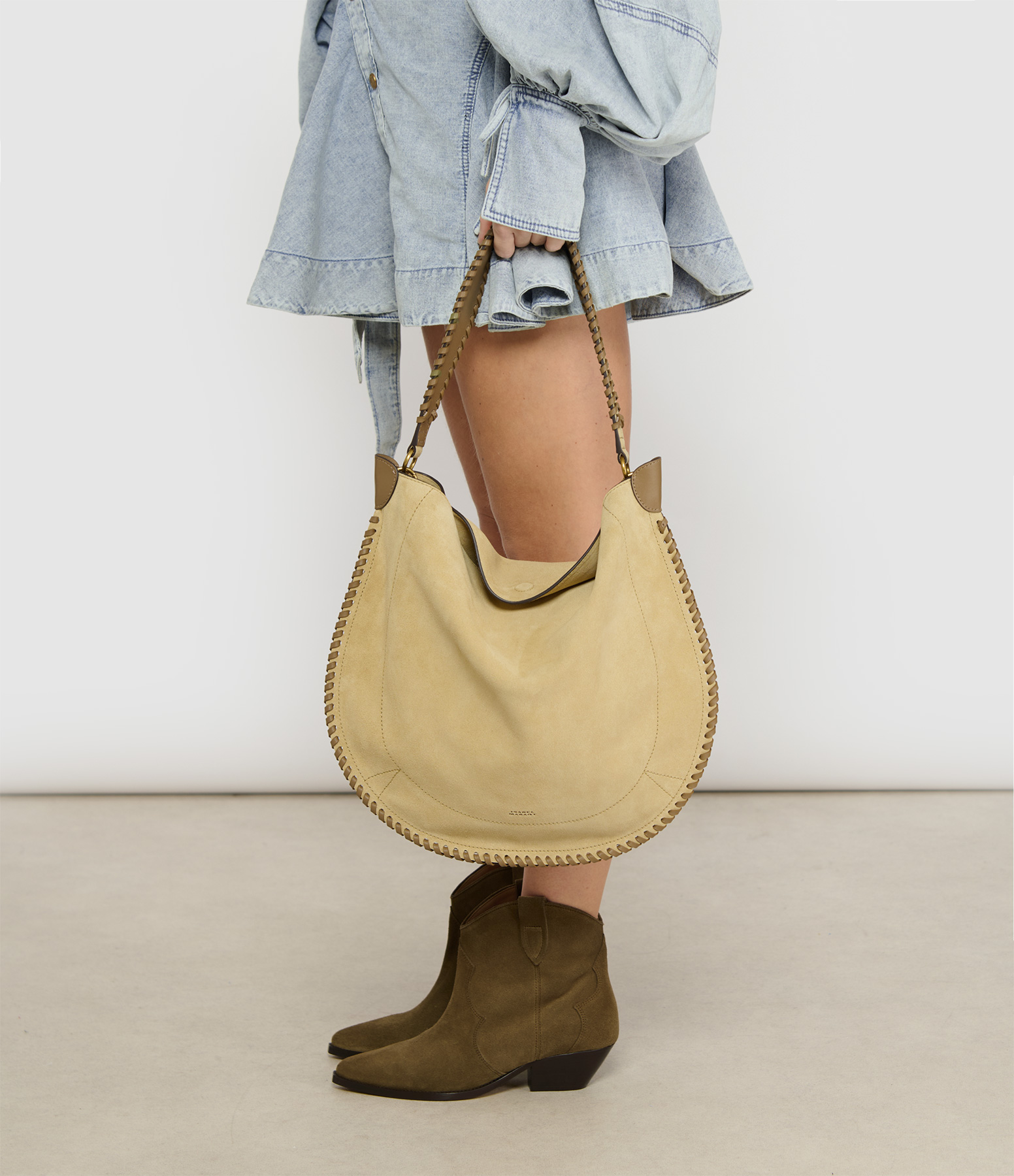 Oskan Hobo Bag in Soft Sand