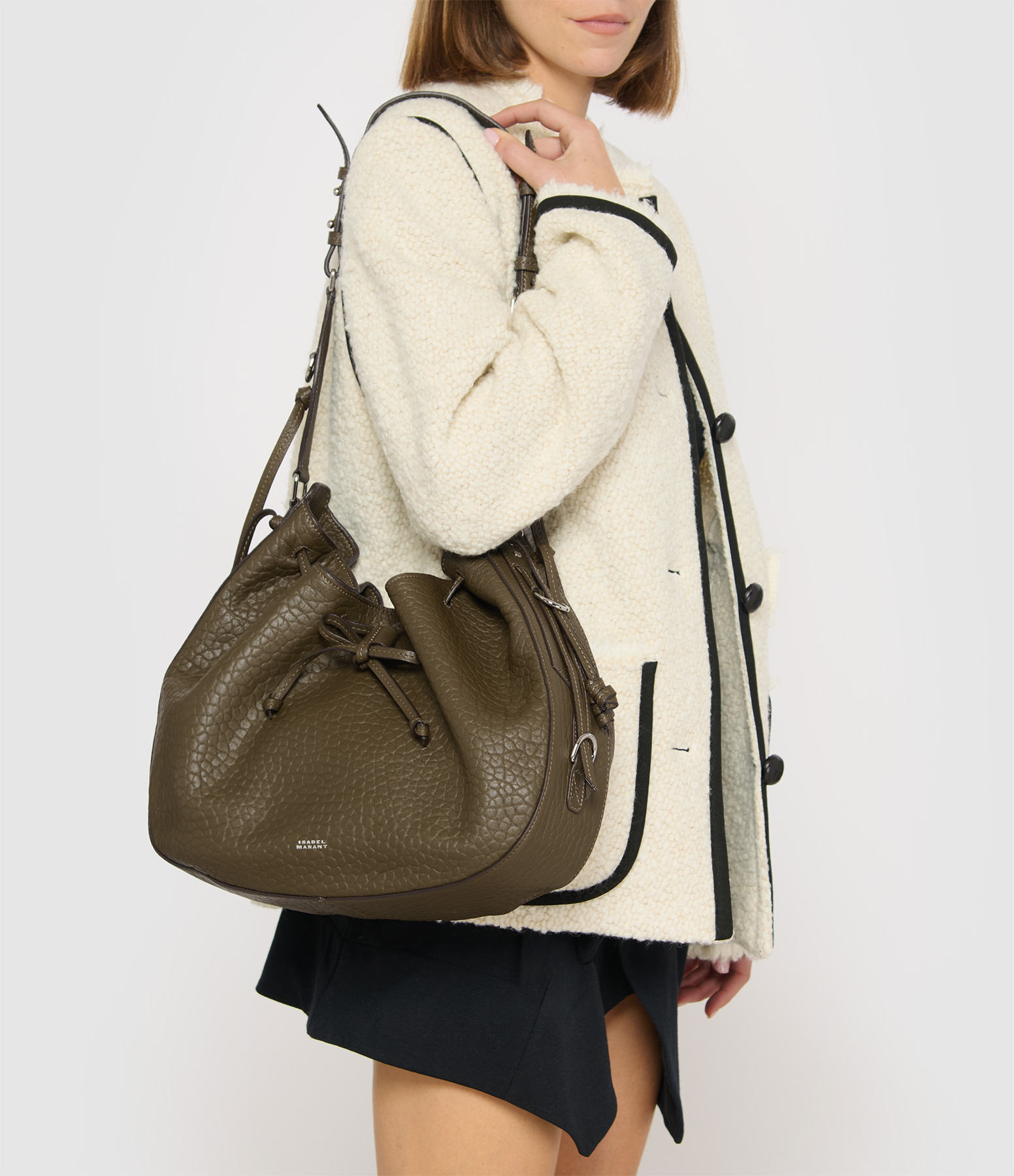 Bolton Hobo Bag in Khaki
