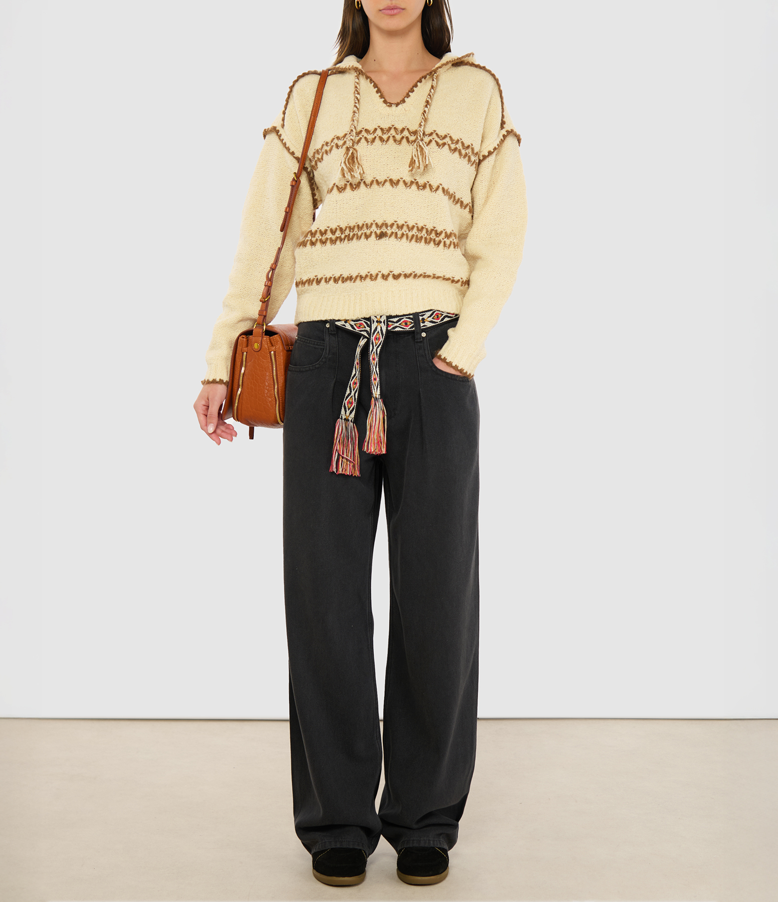 Rodayna Faded Black Trousers
