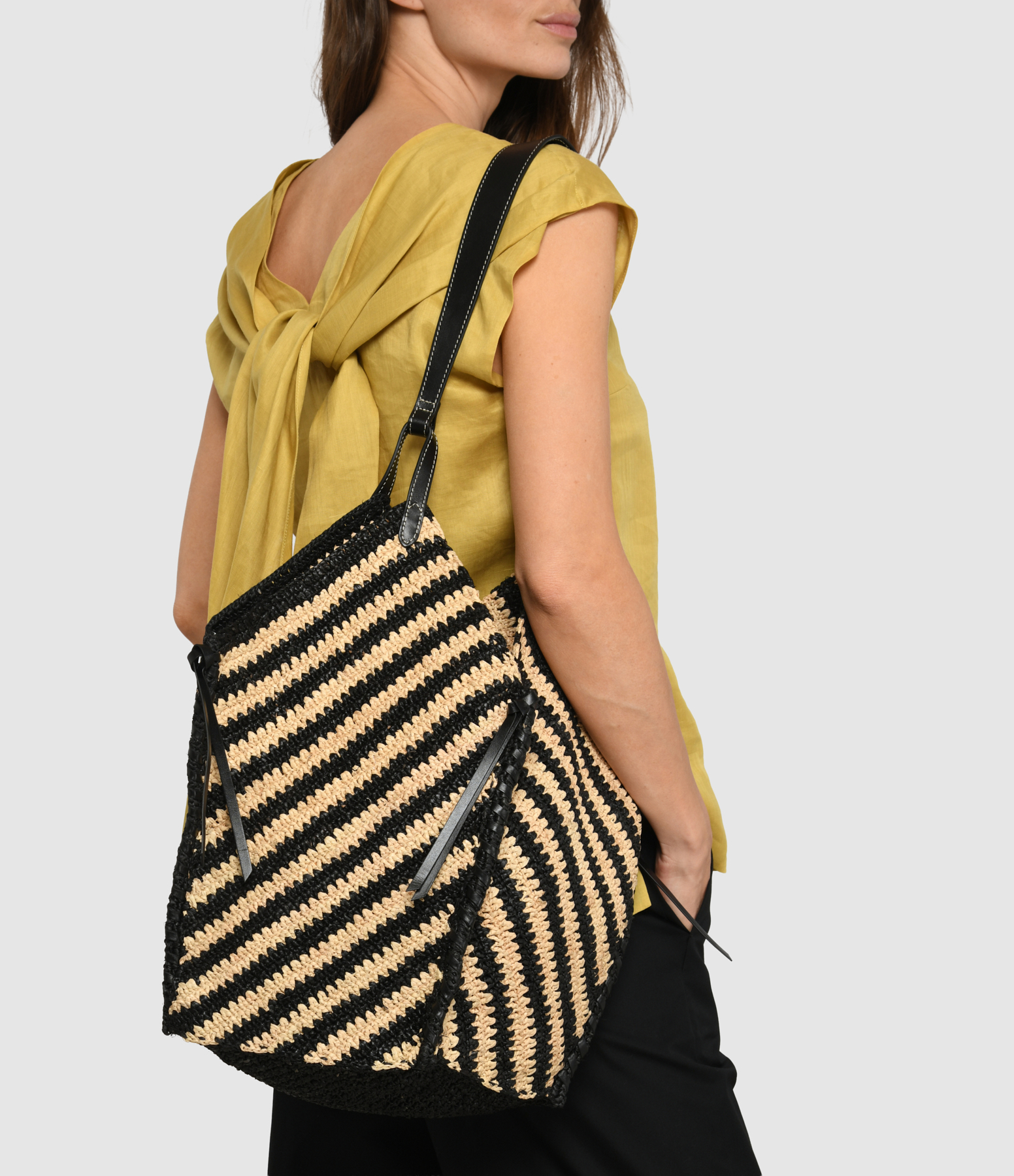 Tampa Black Natural Bag