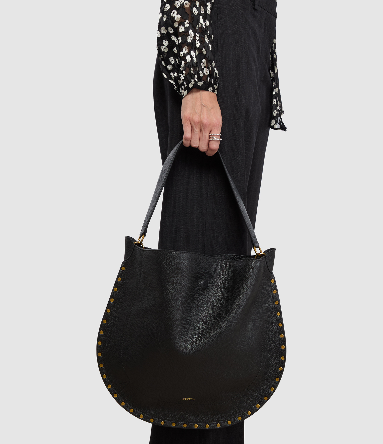 Oskan Hobo Soft Black Bag