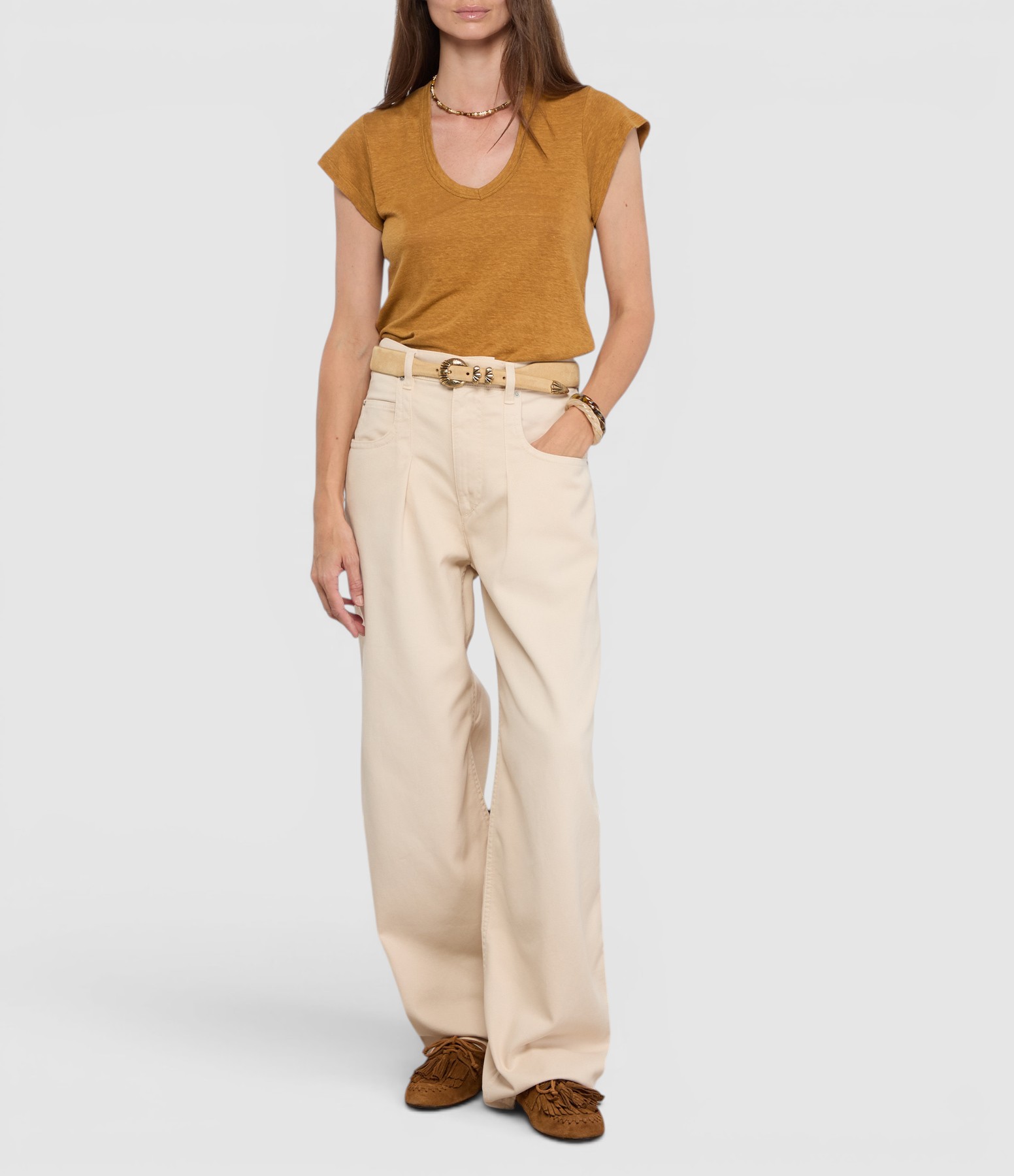 Rodayna Trousers – Ecru
