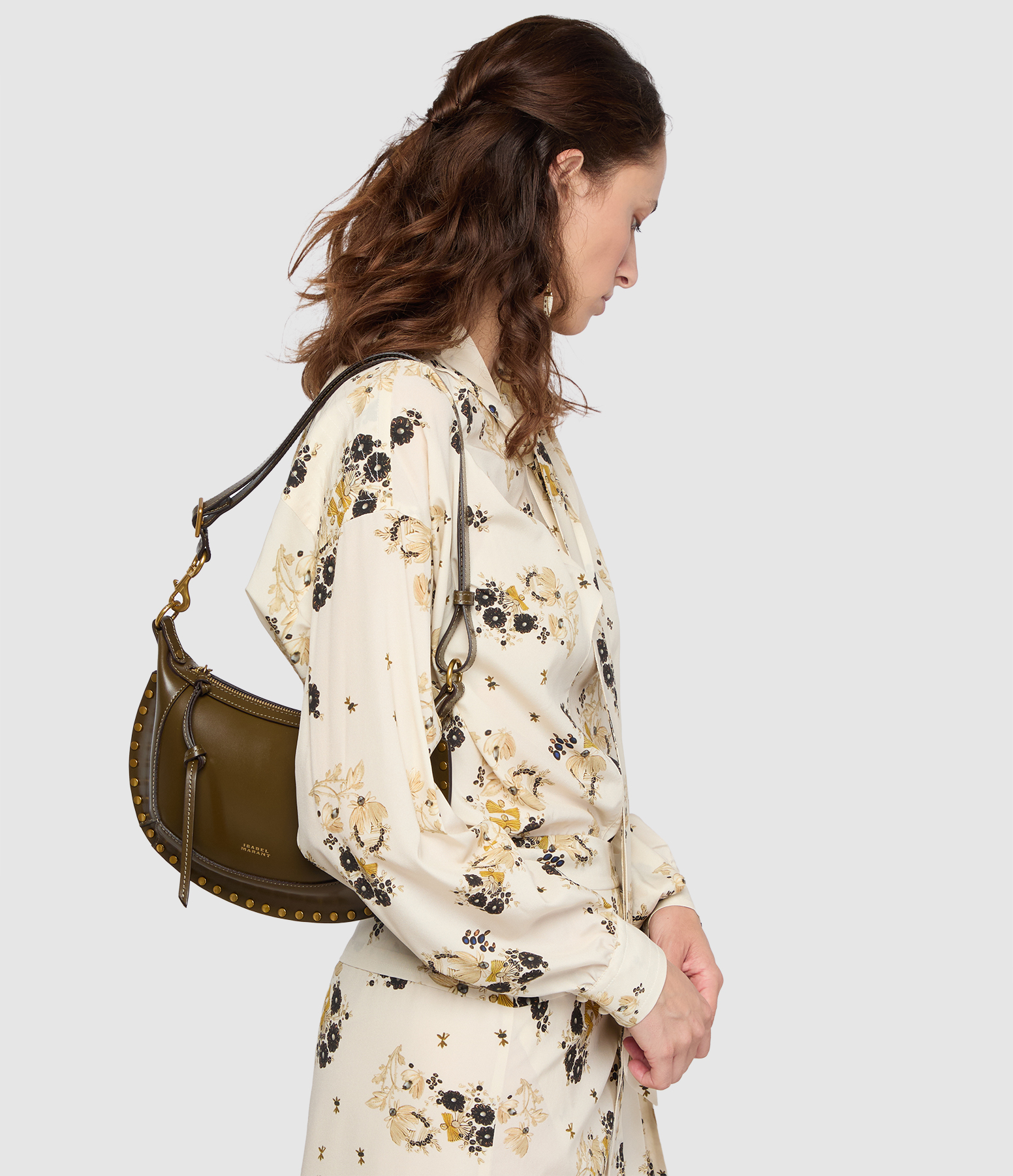 Oskan Moon Dark Olive Bag