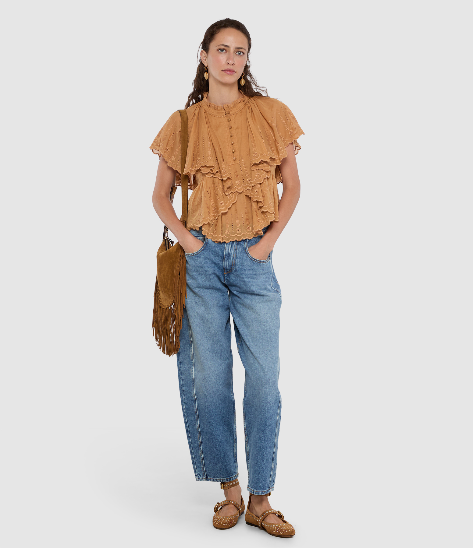 Oriane Light Blue Trousers, Vestiaire