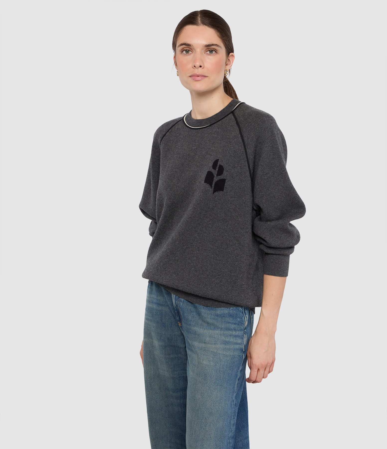 Serek Men’s Jumper – Anthracite Black