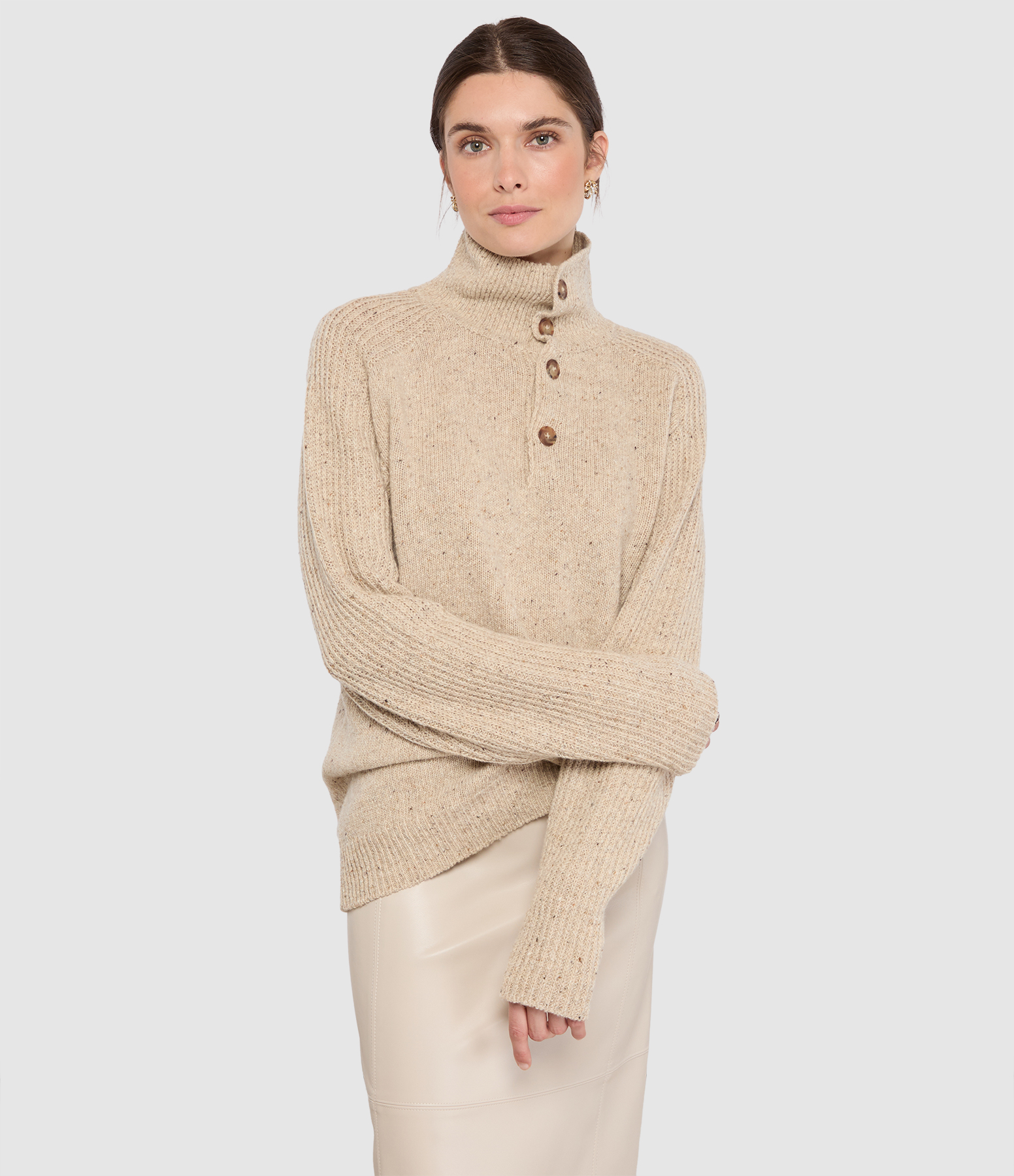Ken Men’s Beige Jumper