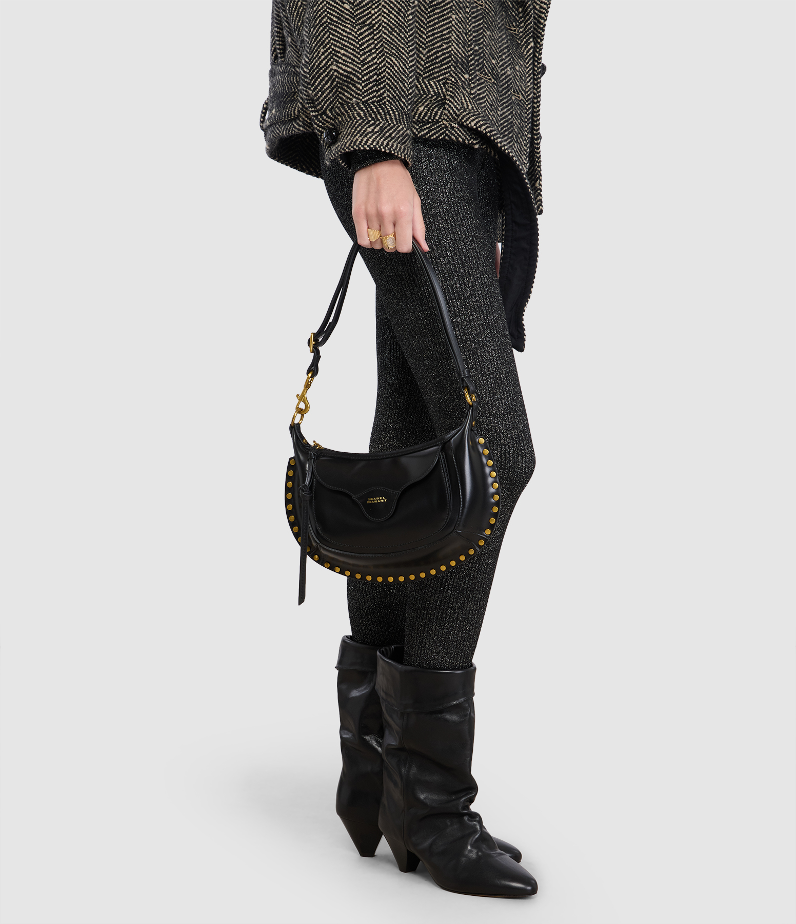 Moon Pocket Black Bag