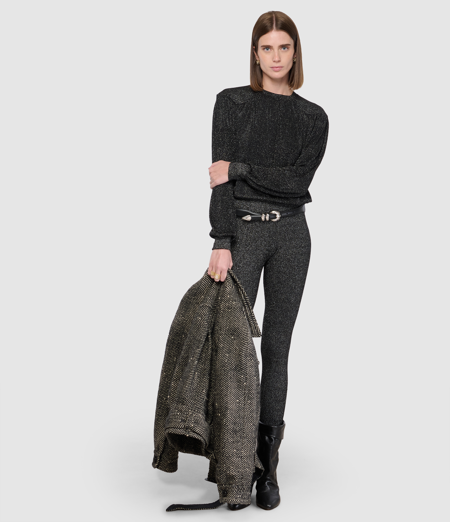 Maritza Black Leggings, Fashion Show