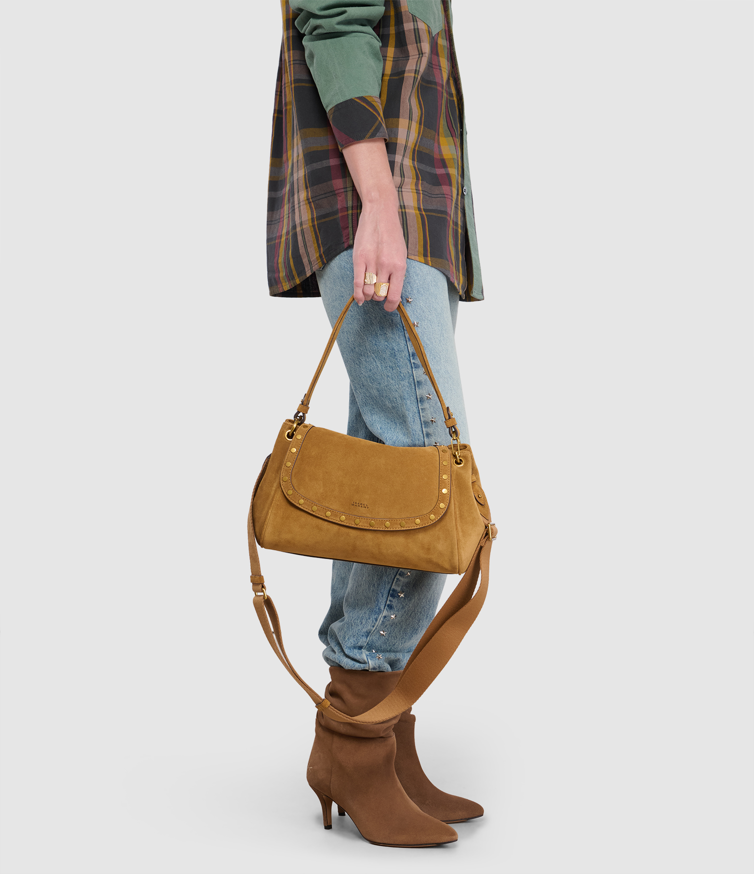 Chany M Cognac Bag, Fashion Show