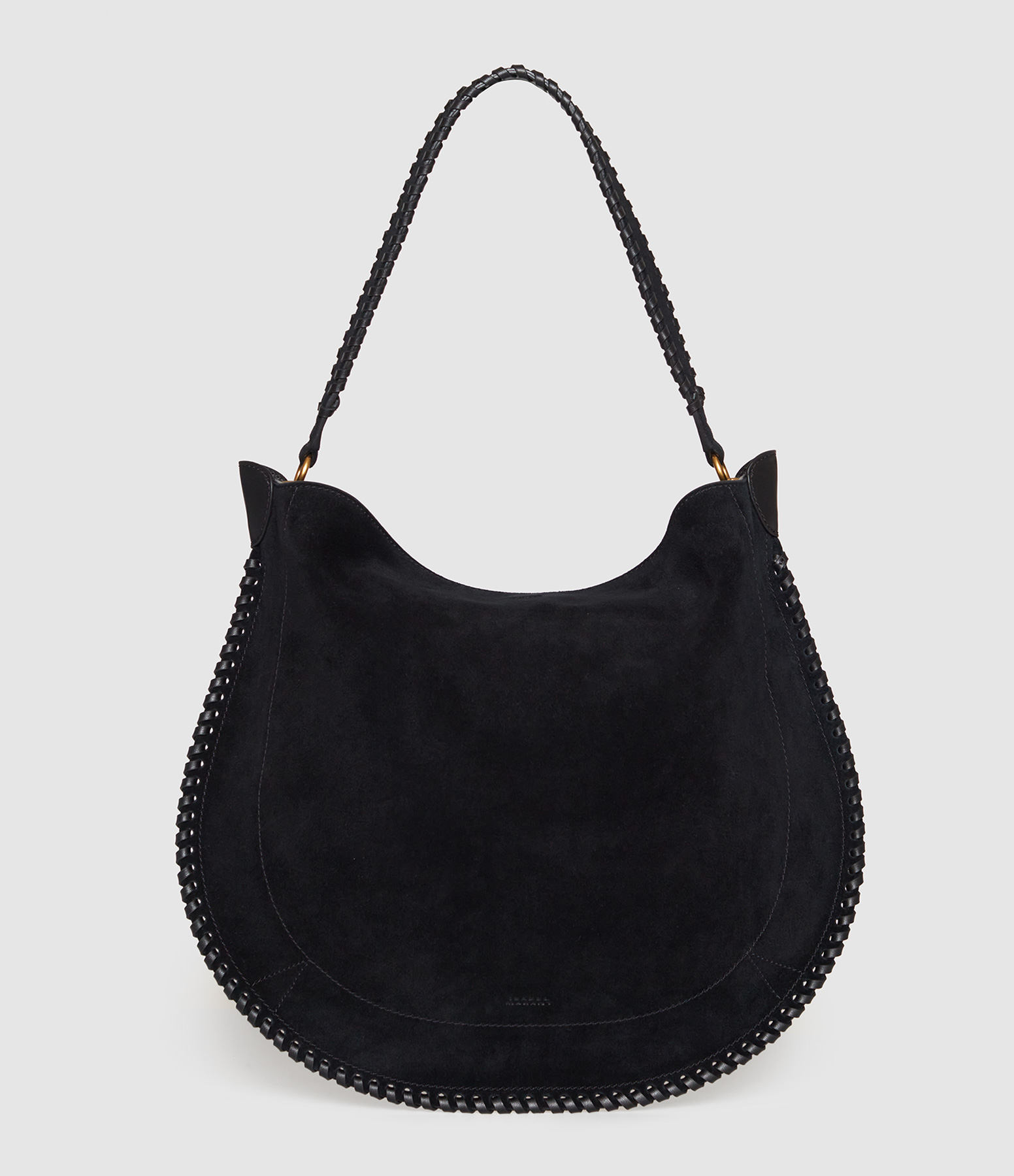 Oskan Soft Black Hobo Bag