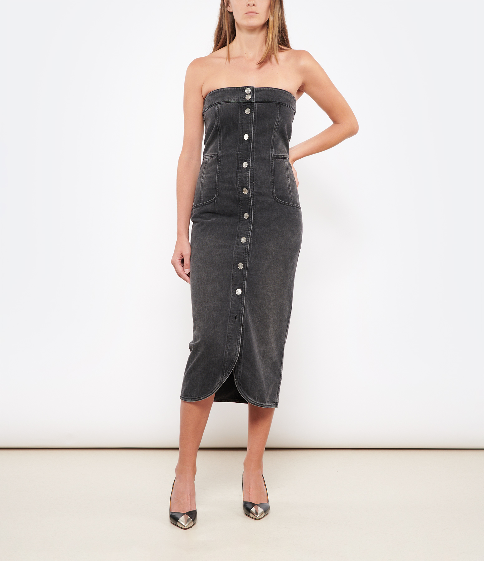 Valentine Faded Black Dress