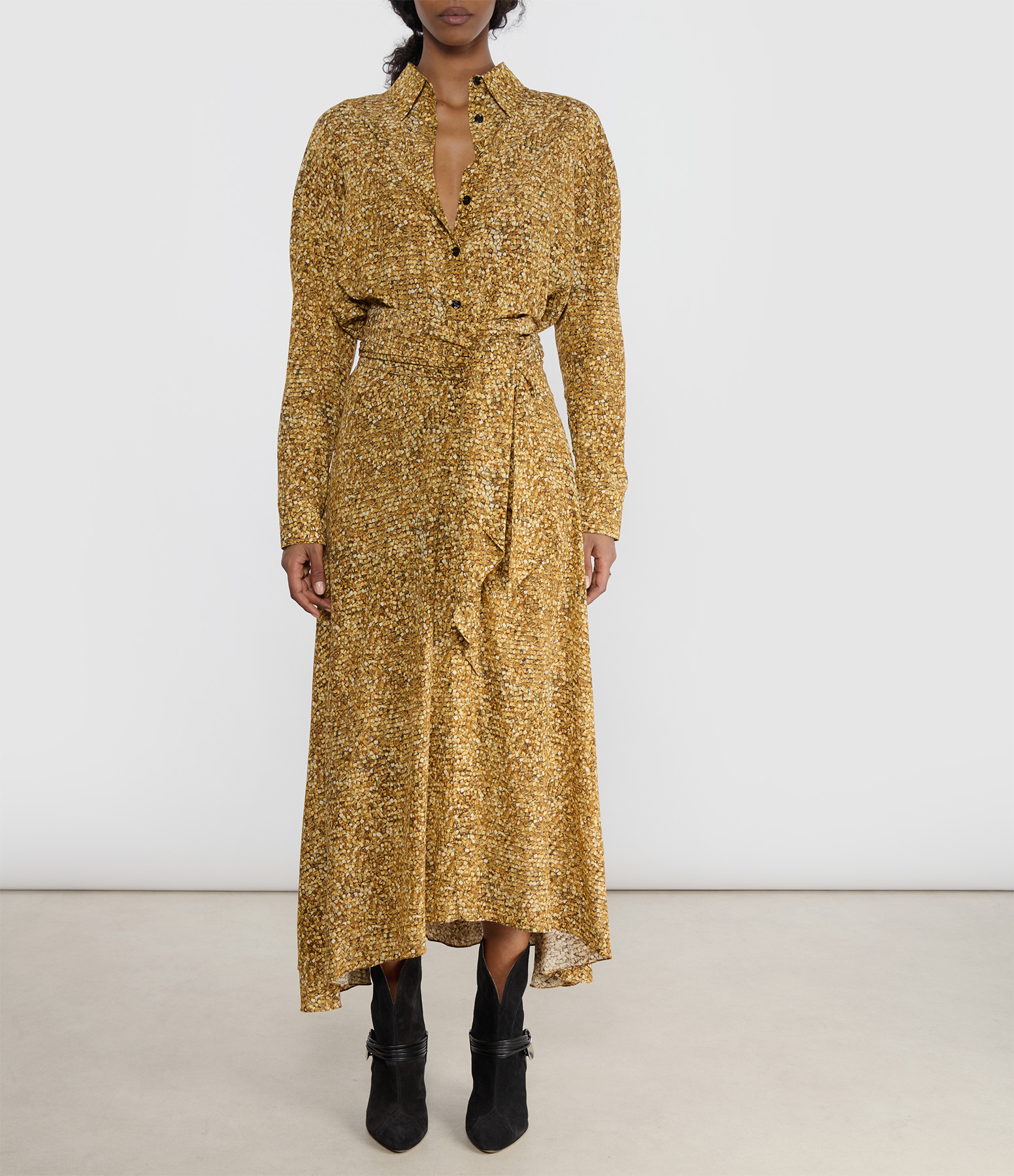 Samantha Ochre Dress
