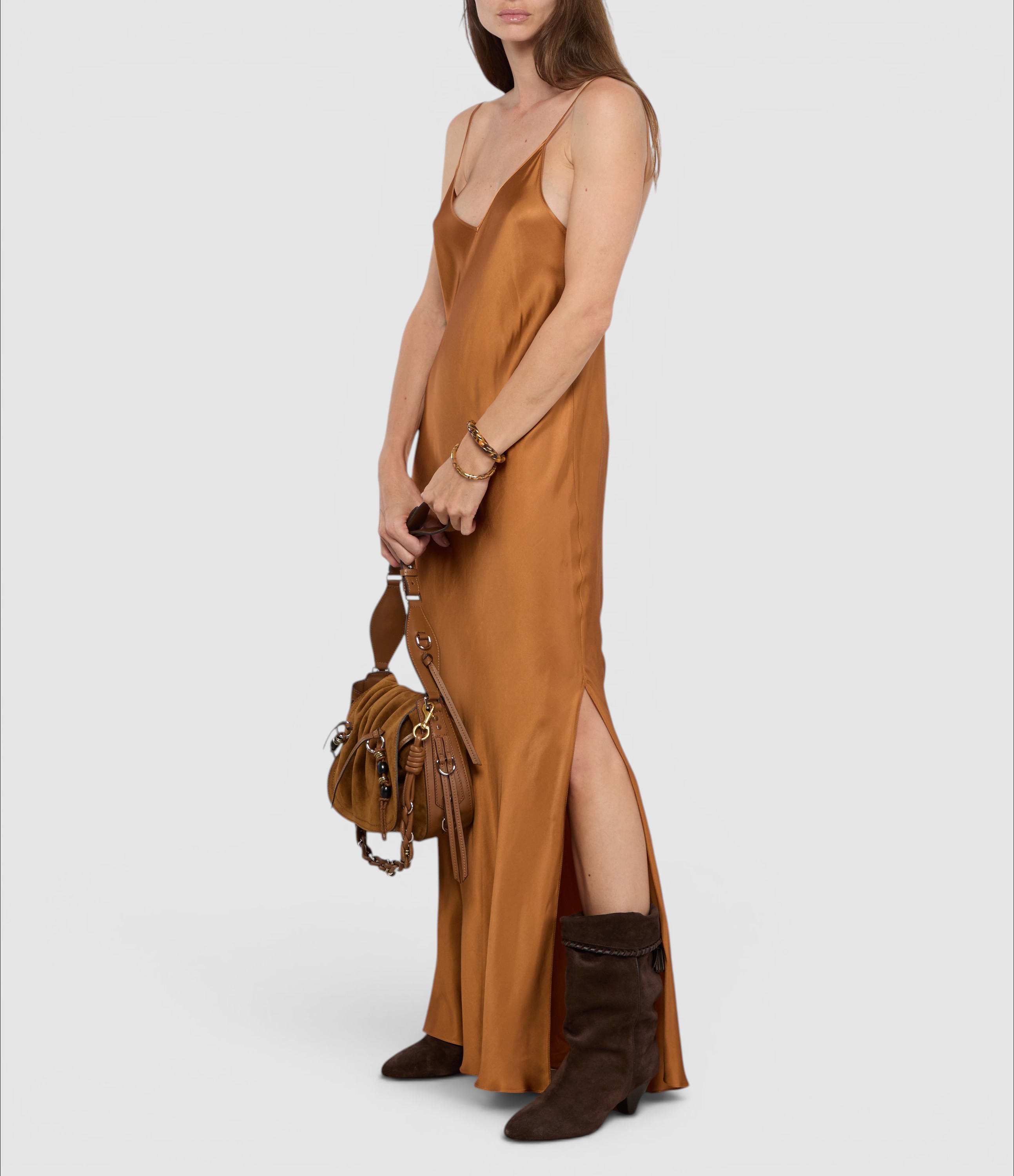 Nevana Caramel Dress, Vestiaire