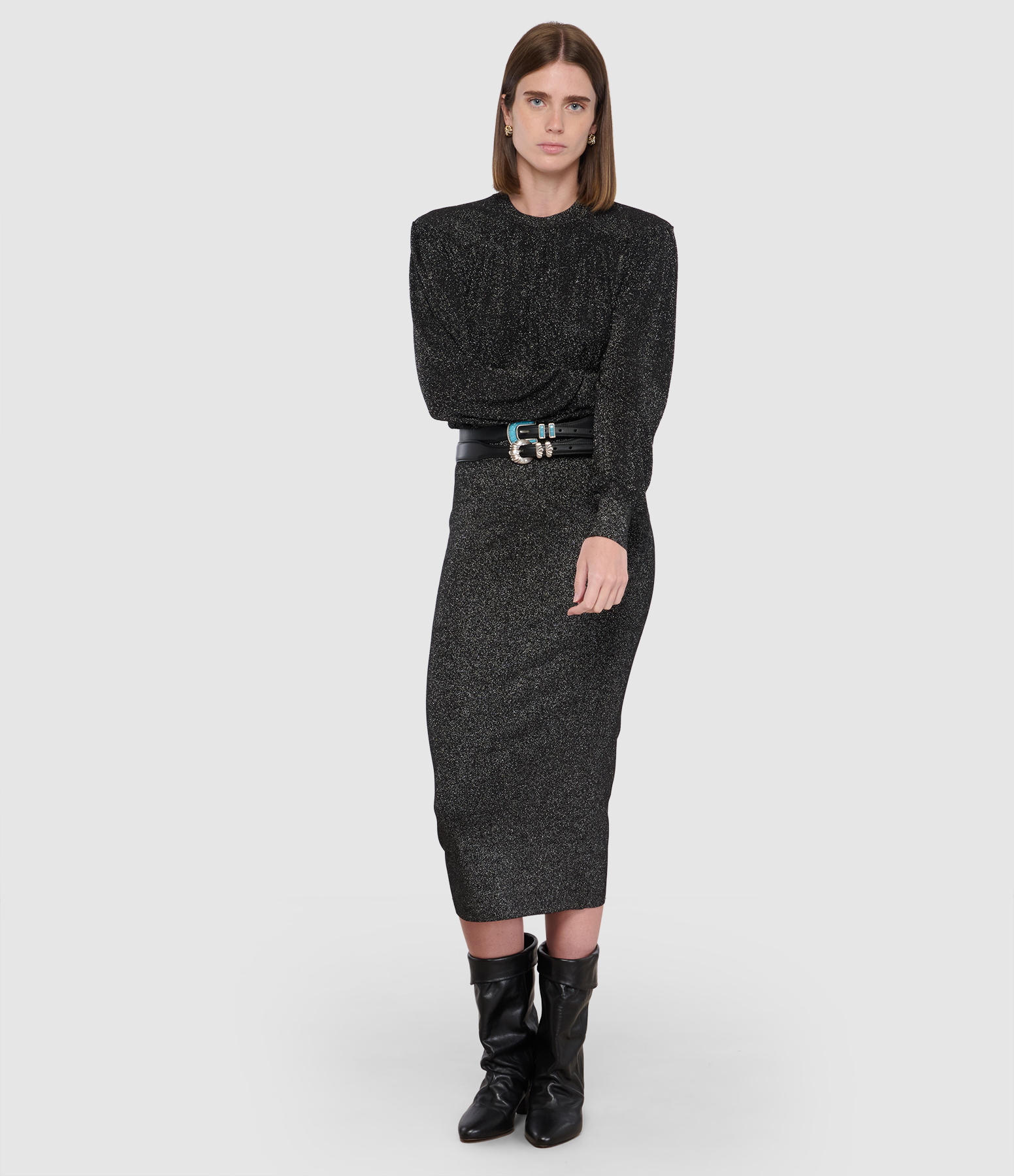 Aliza Black Dress, Fashion Show