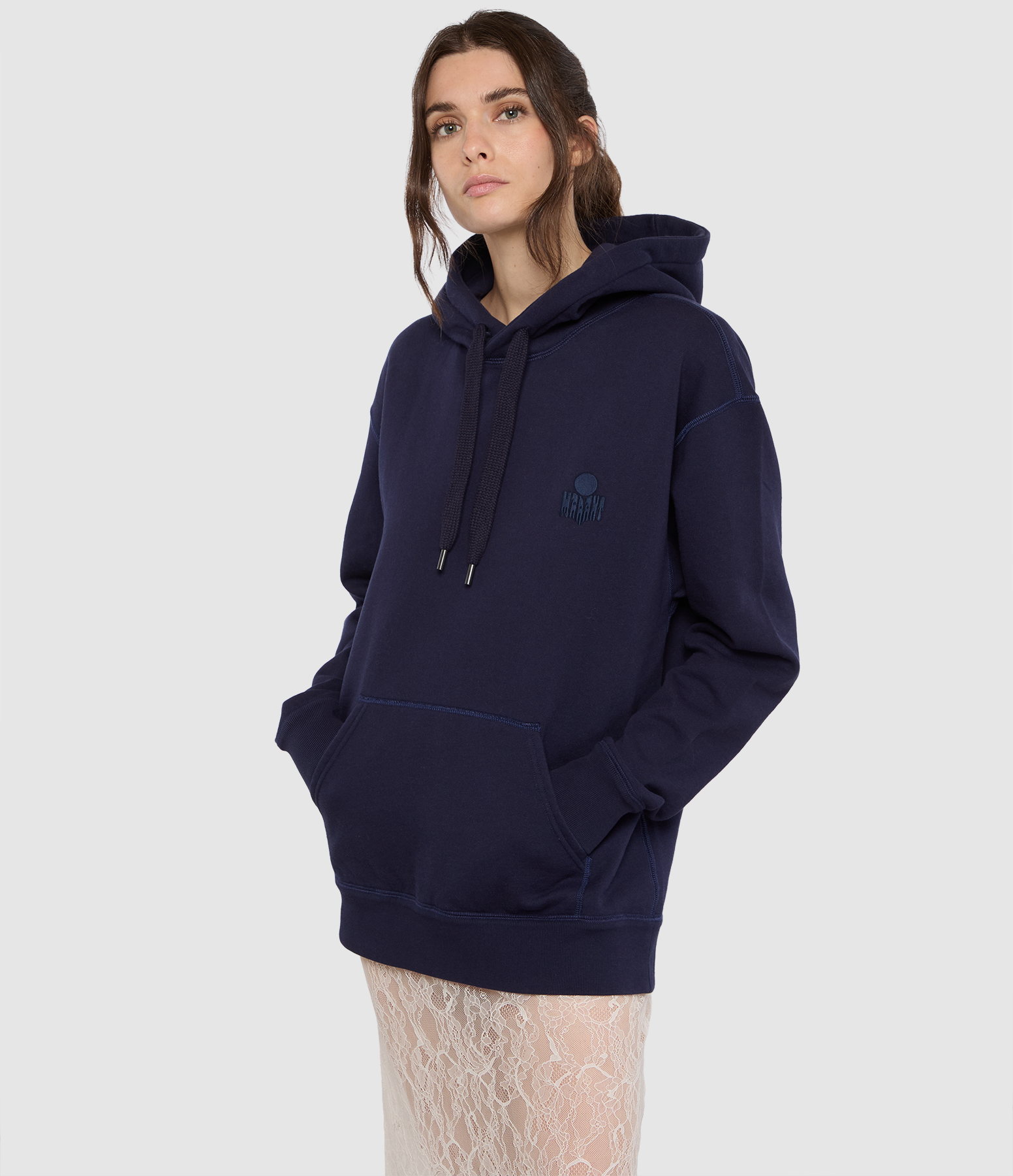 Men’s Matte Navy Hoodie