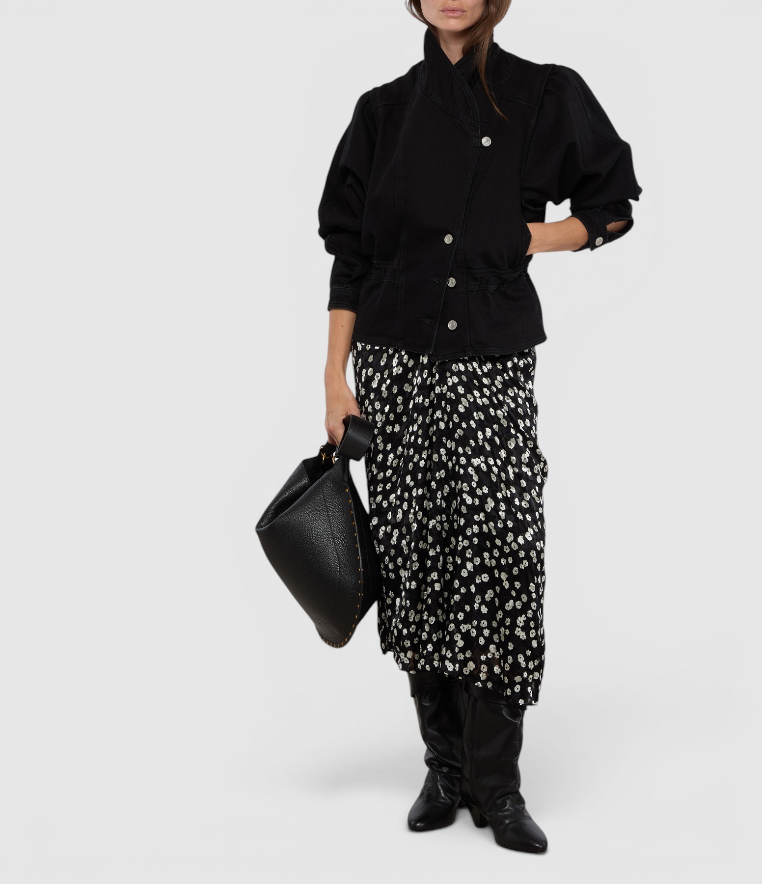 Dolie Faded Black Jacket