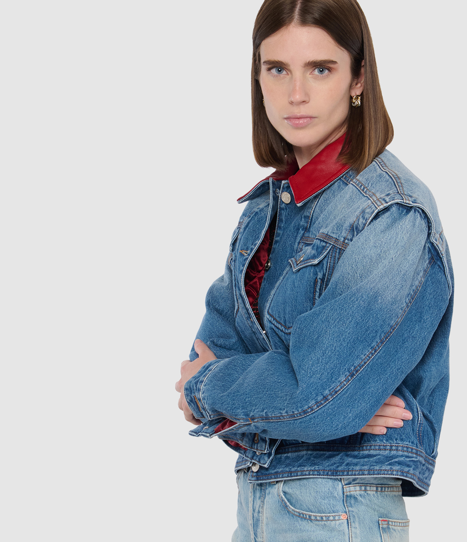 Devyn Blue Jacket, Fashion Show