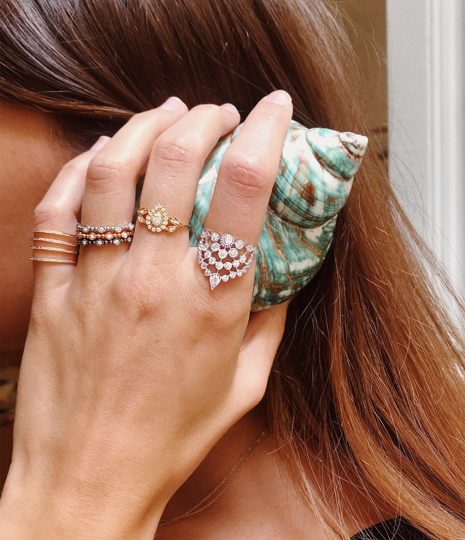 Charming Gold and Diamond Ring