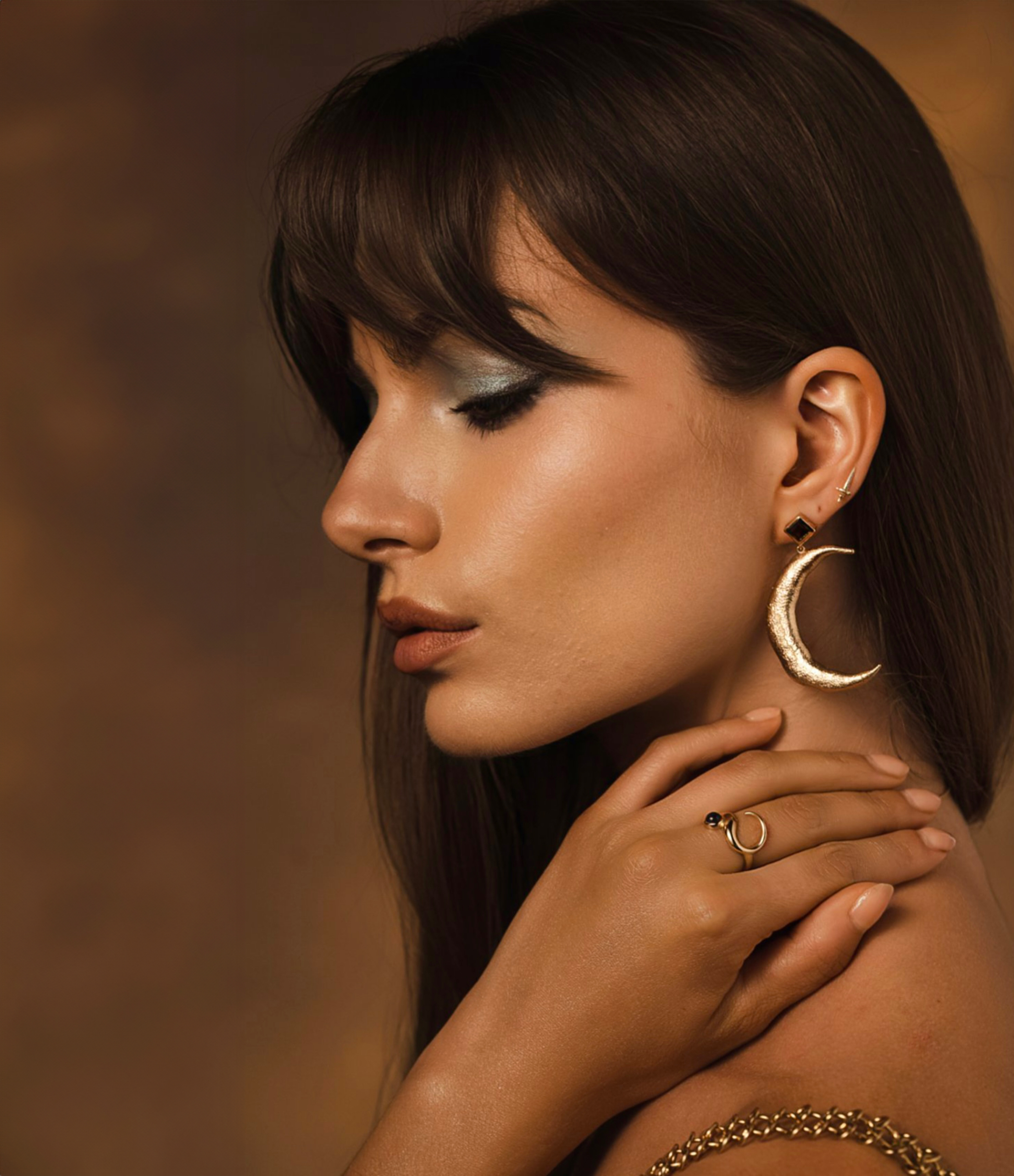 Flow Gold Earrings