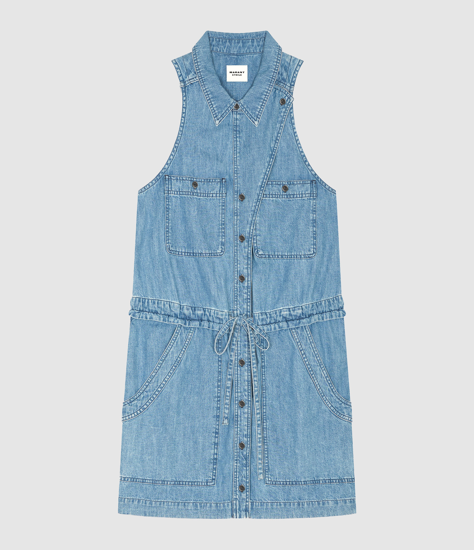Ines Blue Short Dress