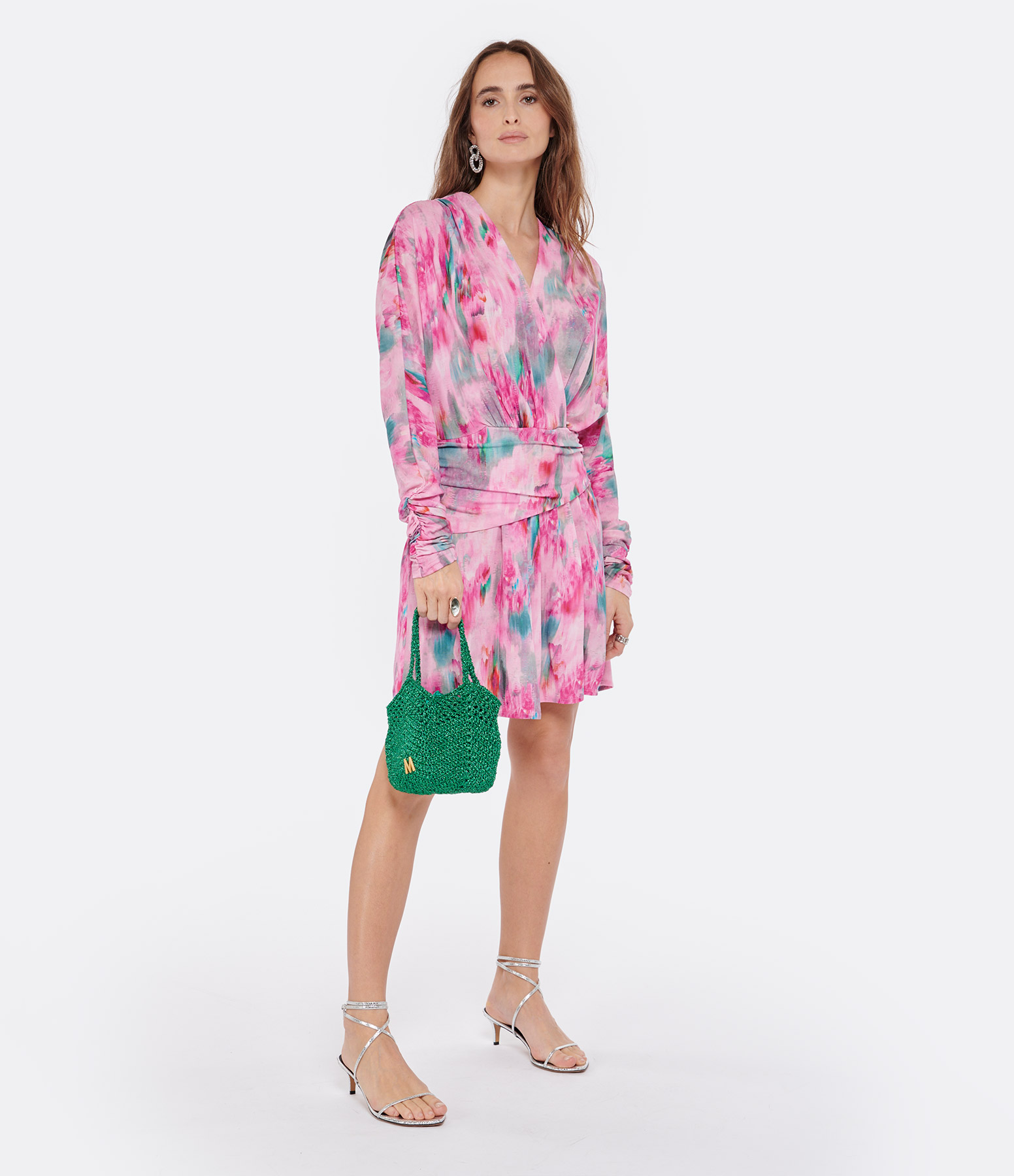 Zola Dress – Light Pink Print