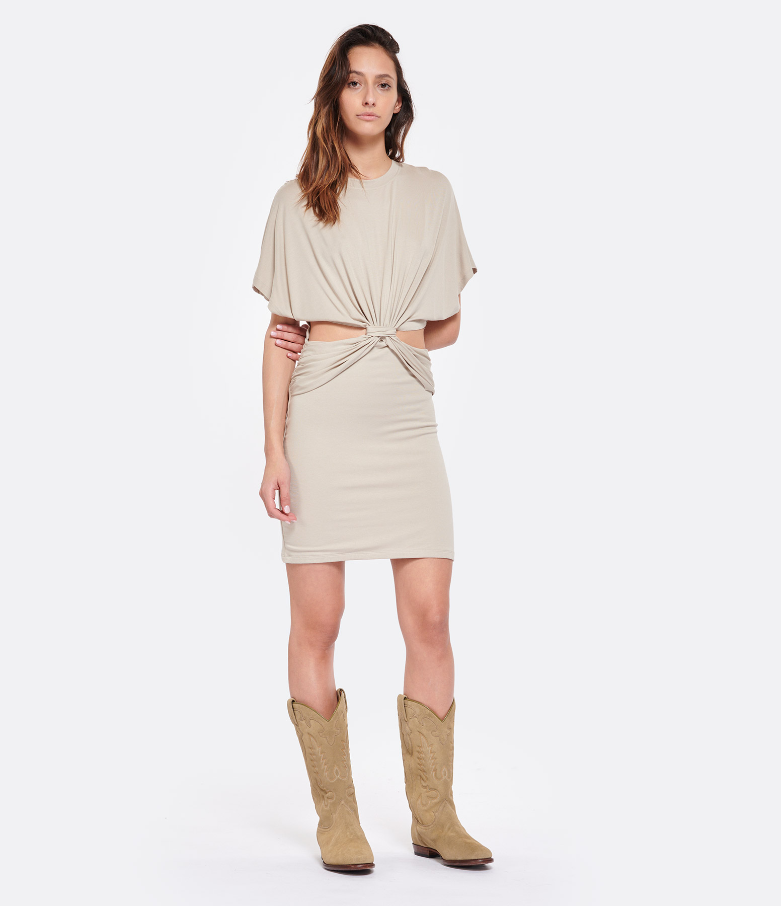 Kimime Greige Dress