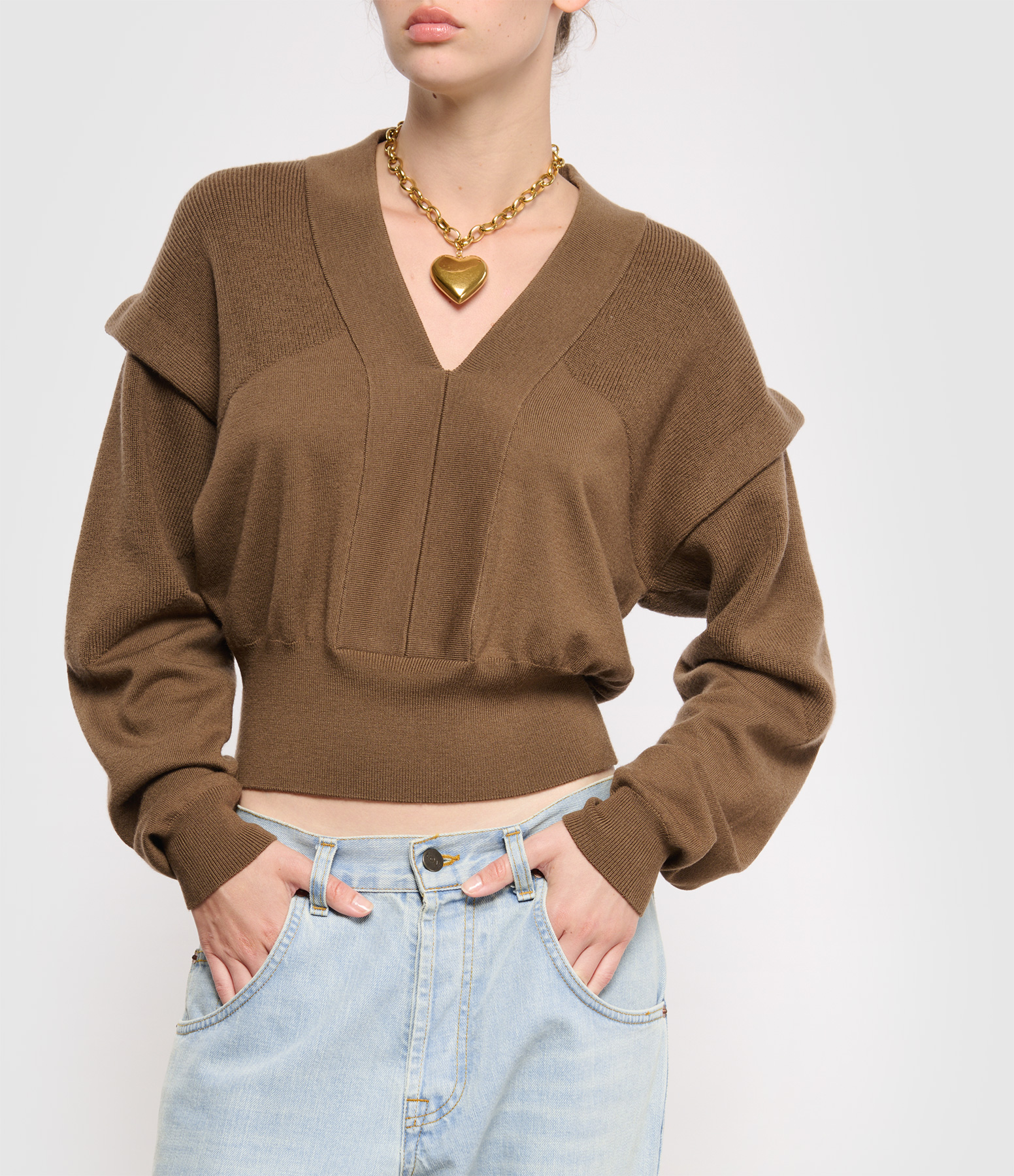 Azura Brown Camel Jumper