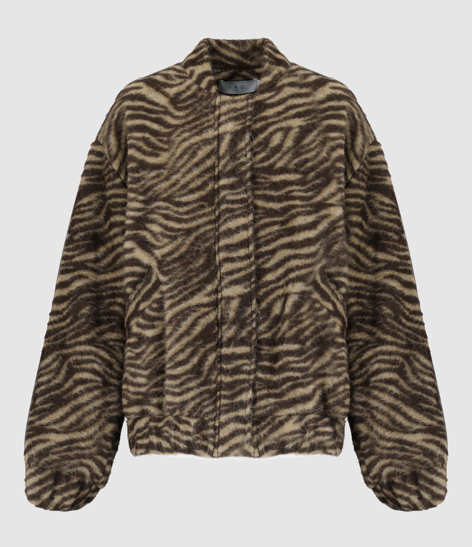 Louane Mixed Brown Coat