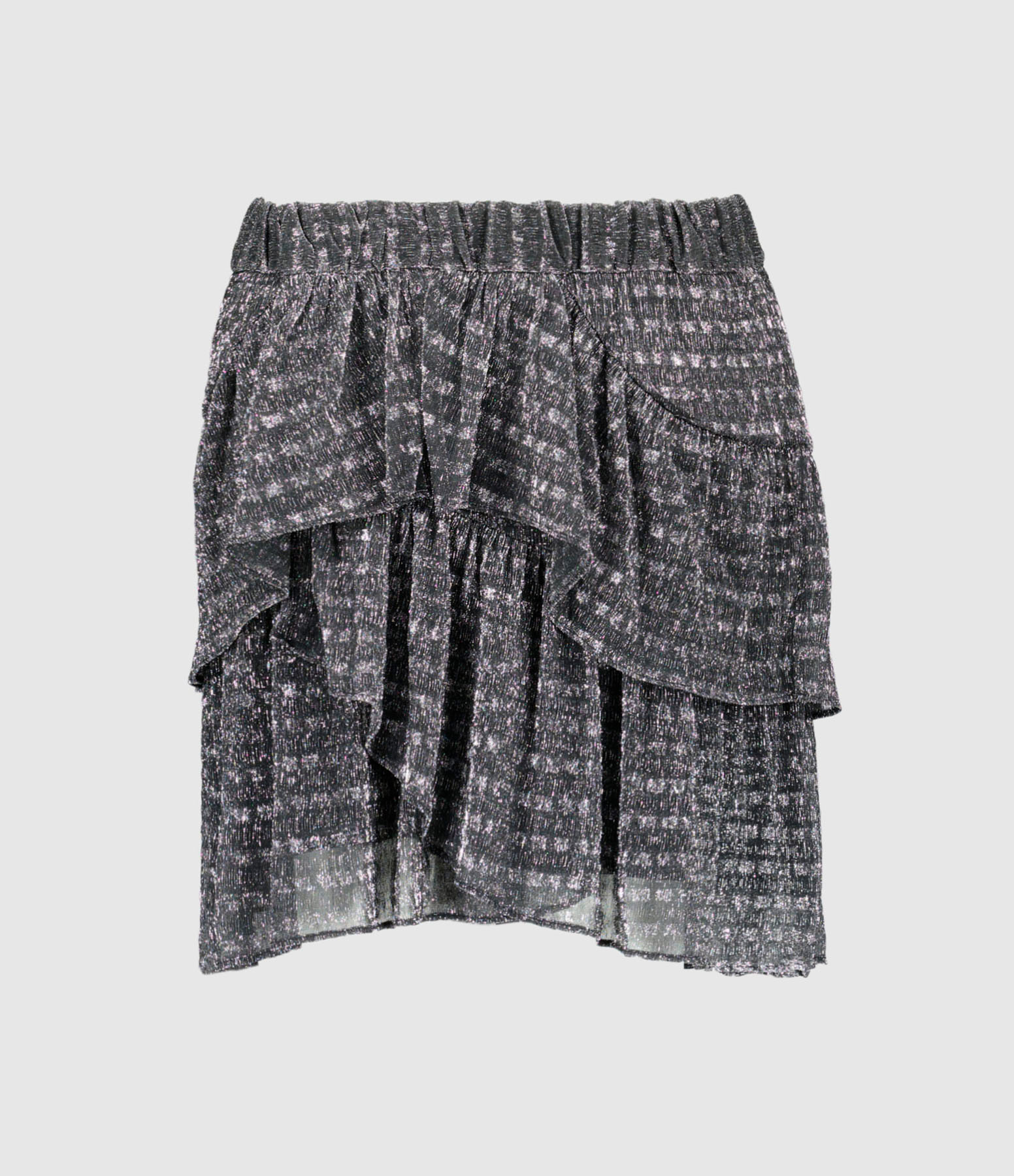 Unali Full Black Silver Skirt