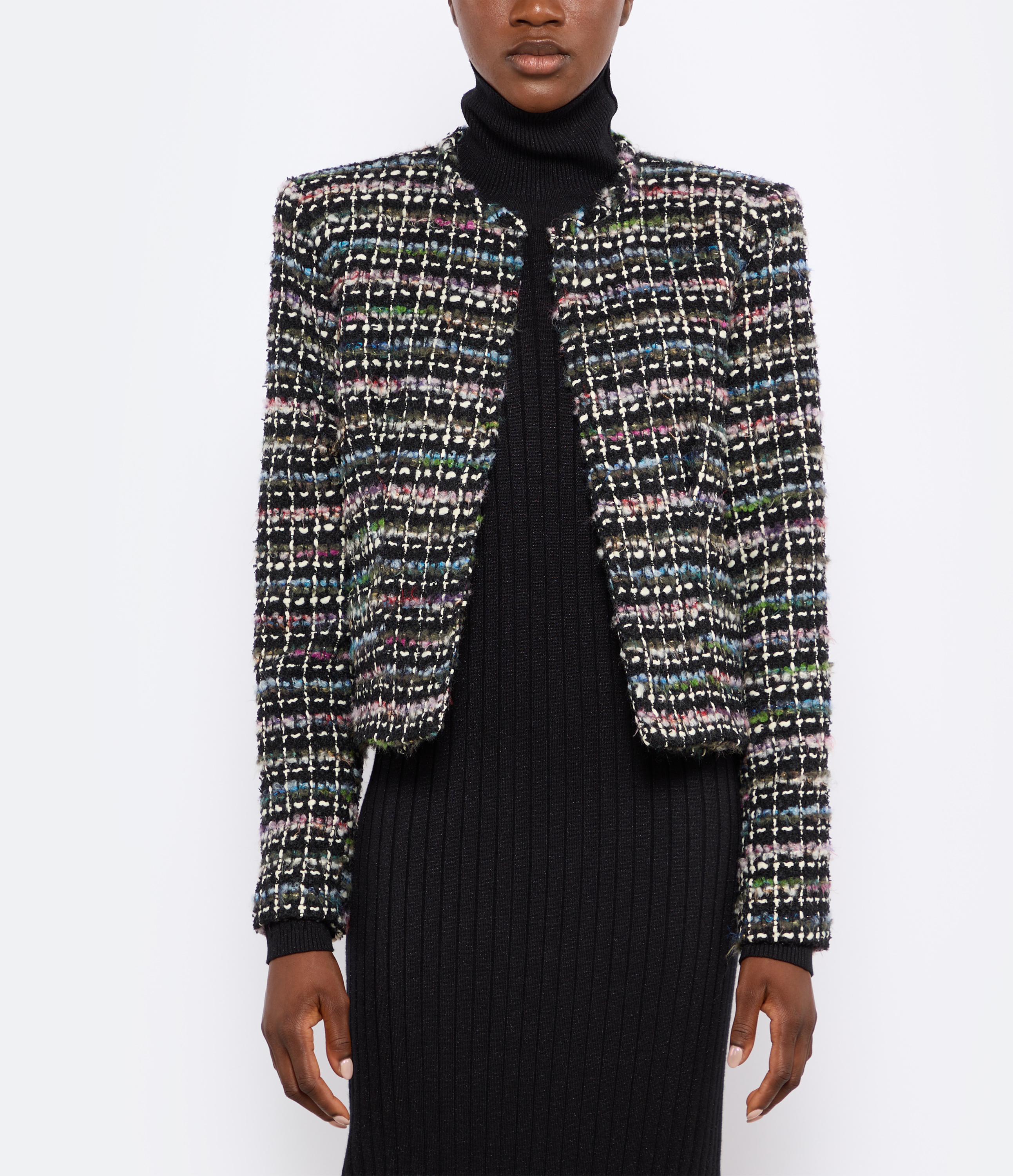 Juane Black Multicoloured Jacket
