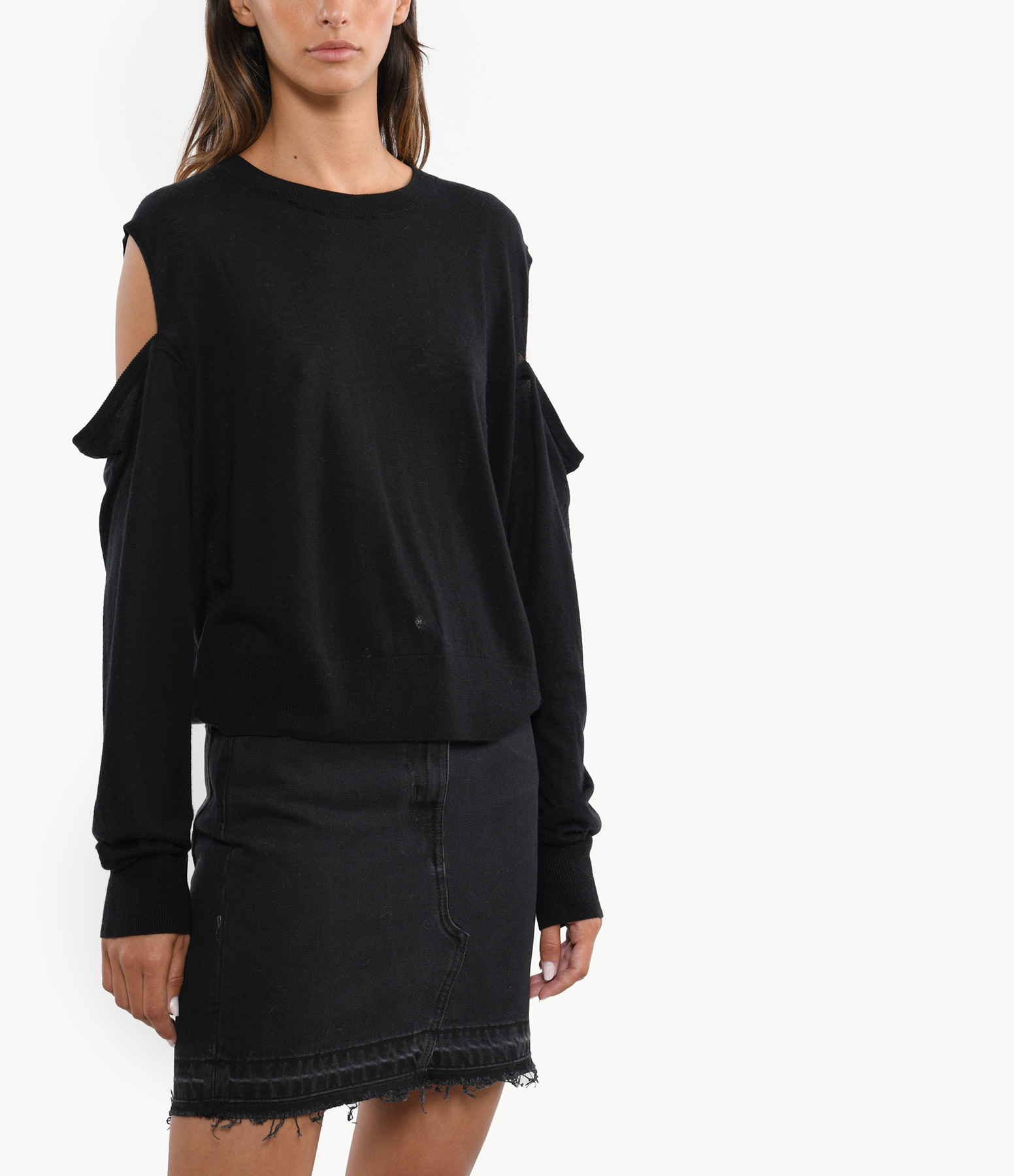Hastin Black Wool Jumper