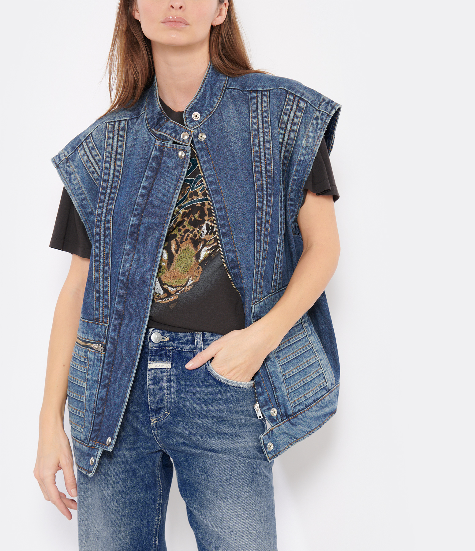 Odilae Authentic Blue Denim Jacket