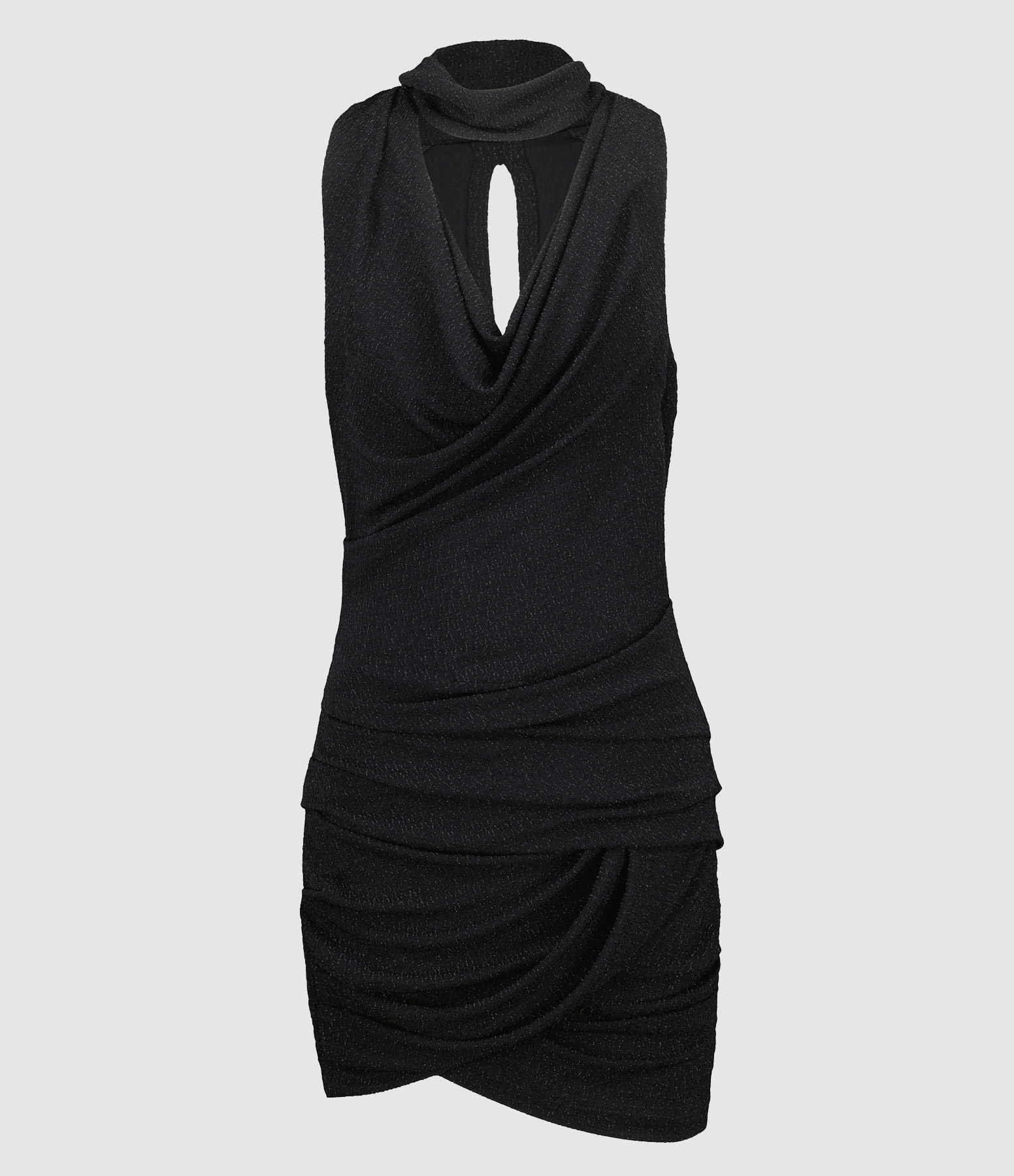 Mikano Black Lurex Dress