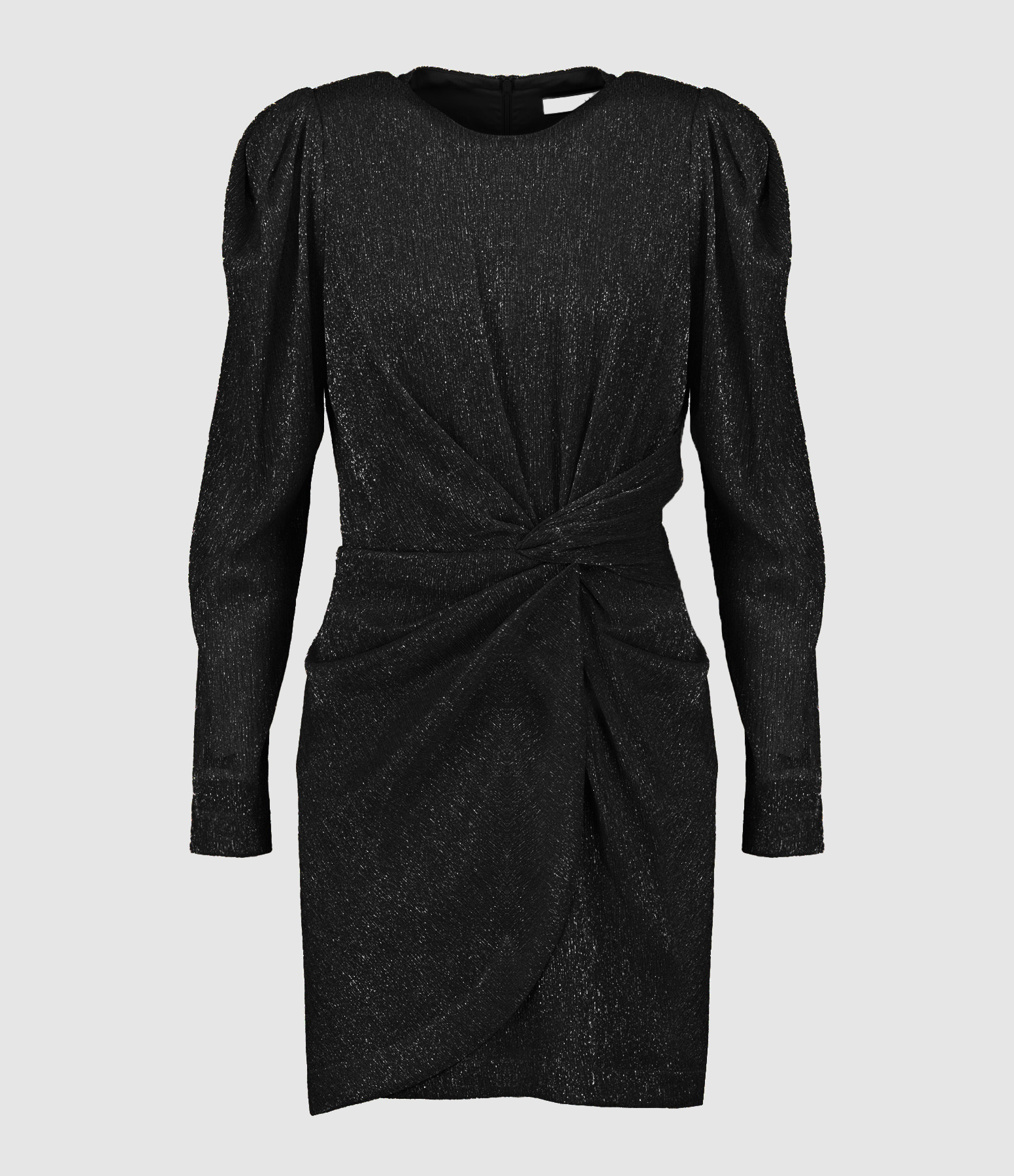 Nowen Metallic Black Dress