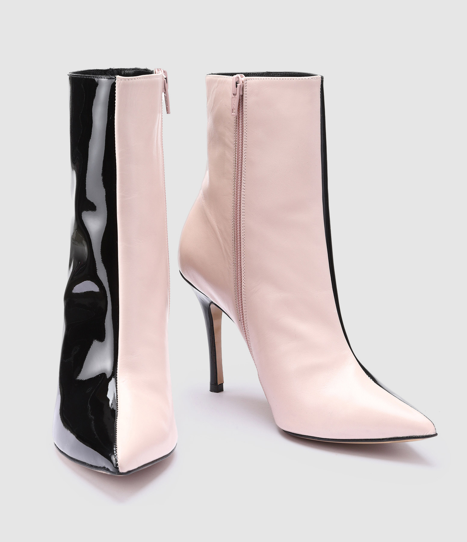 Two-tone 9 Liquorice Ankle Boots