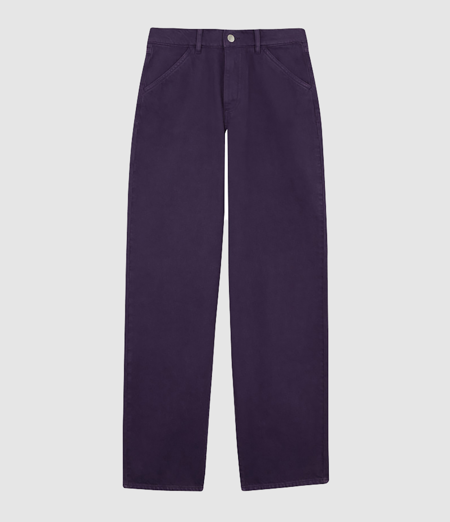 Purple Cotton Jeans