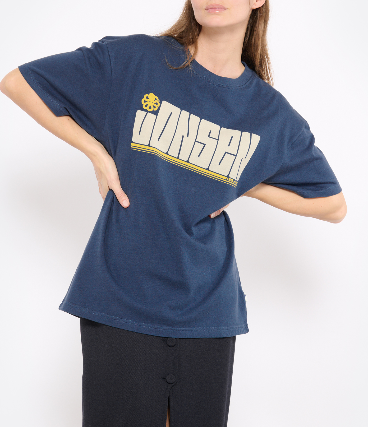 Fatcurve Navy T-shirt