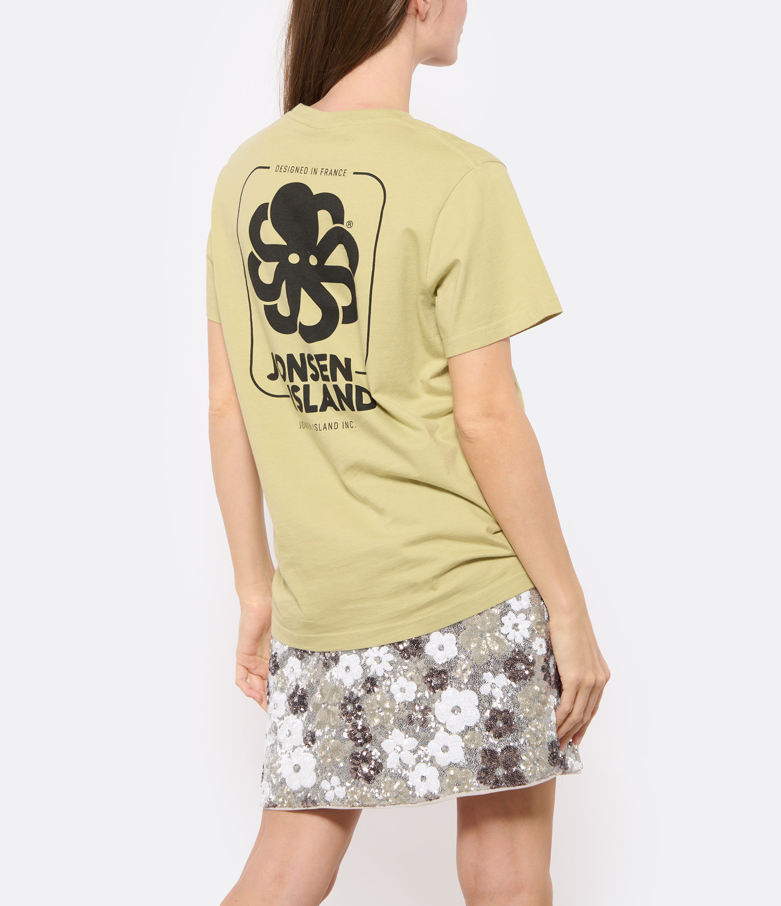 Big Label Olive T-shirt