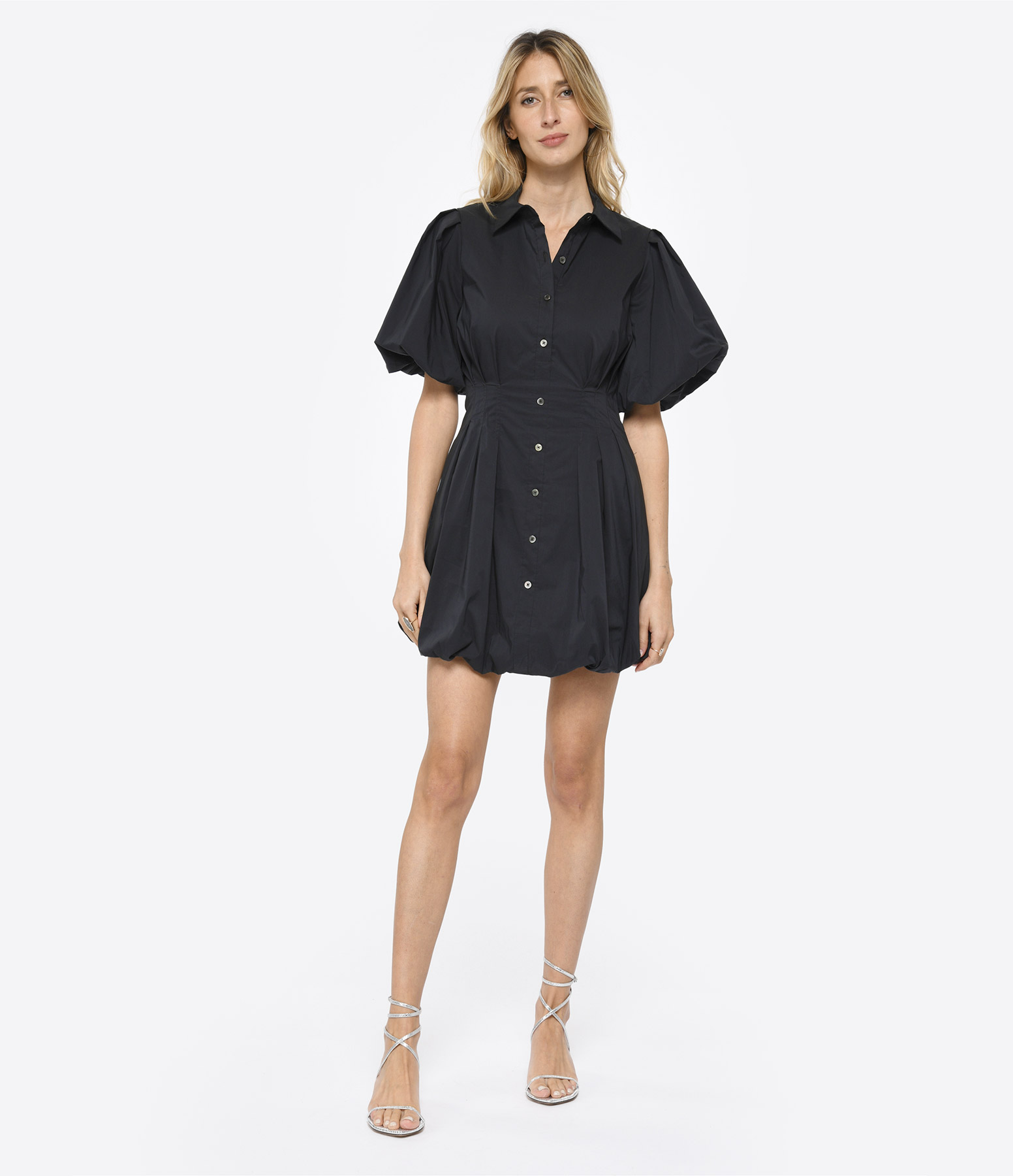 Cleo Black Short Dress