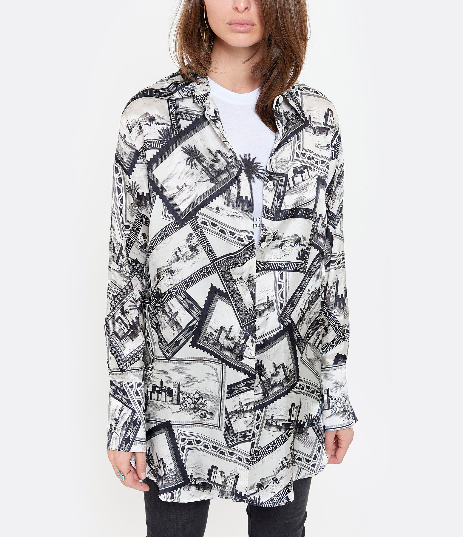 Dawson Black Print Shirt