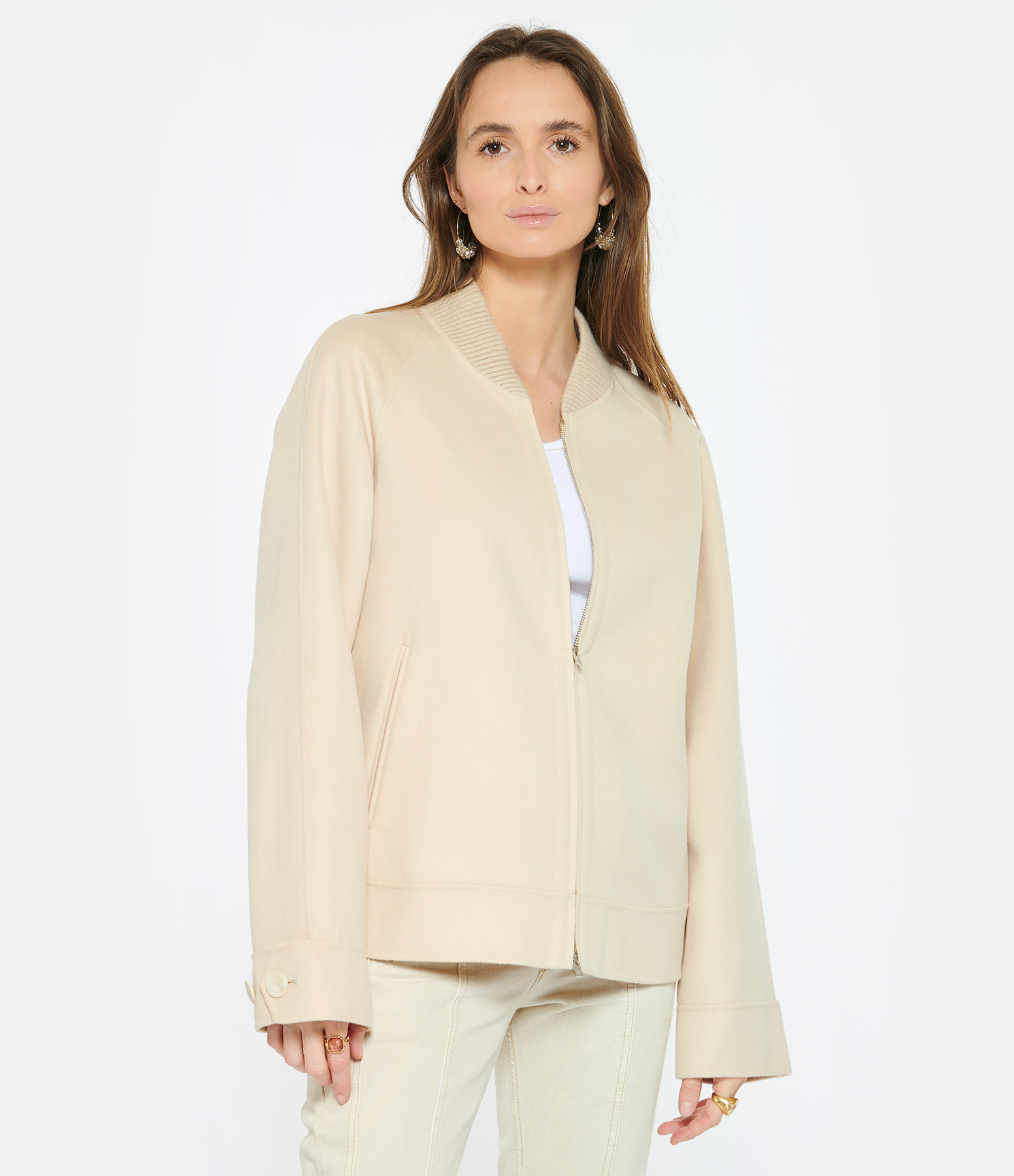 Beaumont Beige Wool Jacket