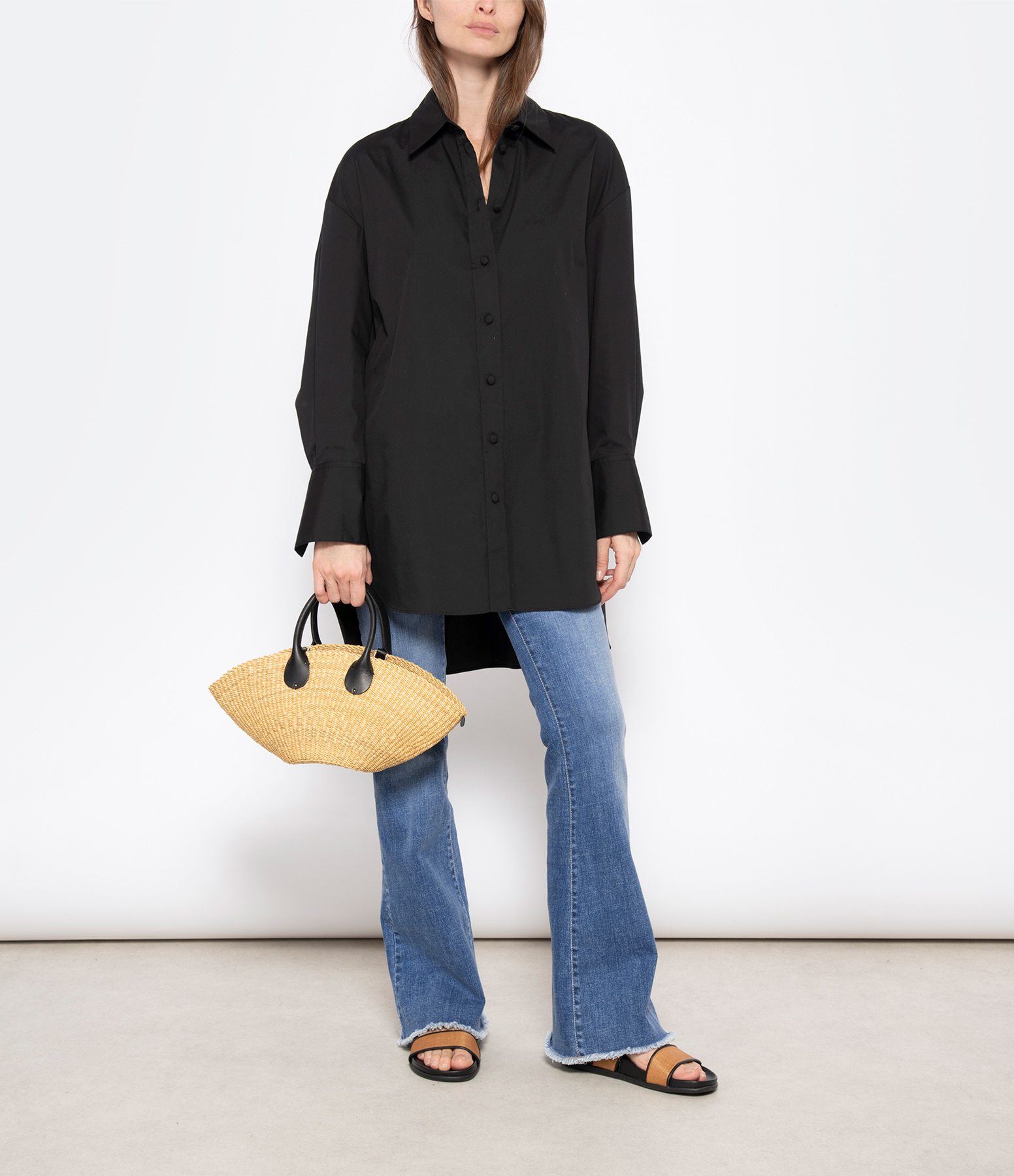 Berton Black Blouse