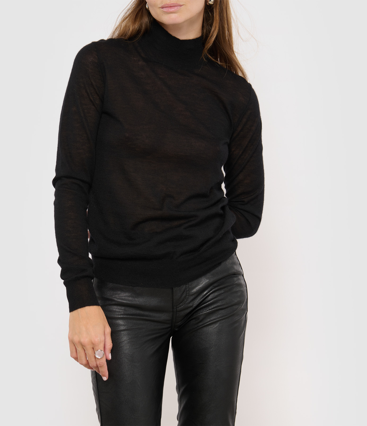 High Nk Black Jumper