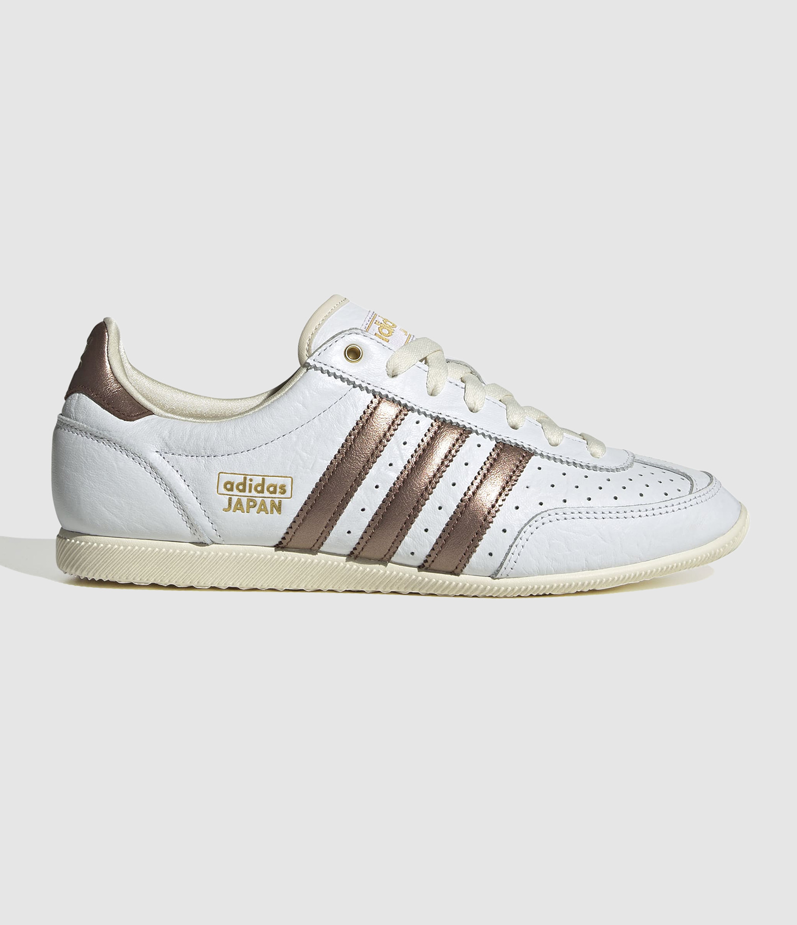 Japan Cloud White trainers – pre-loved, brown, cream and white