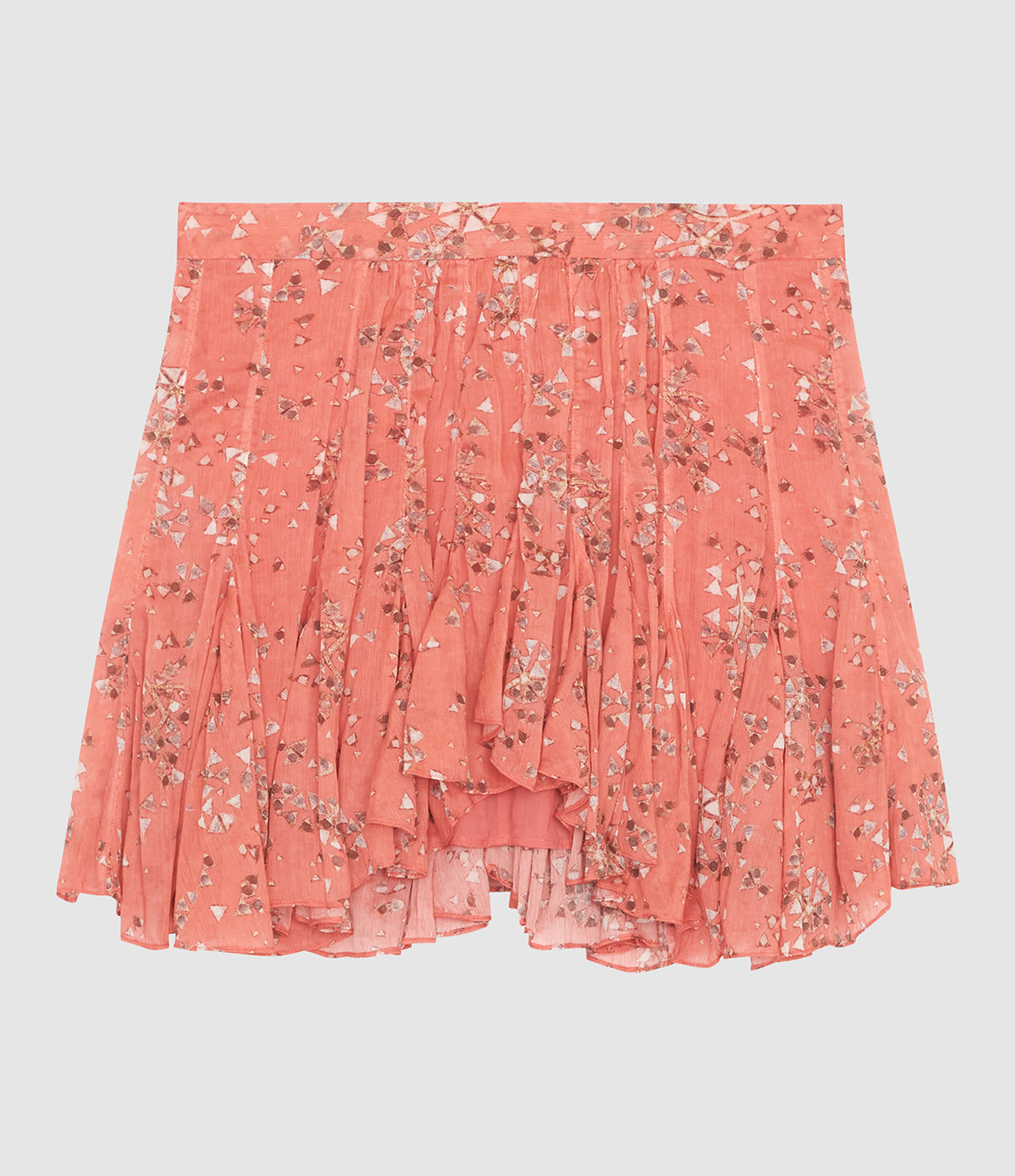 Anael Shell Pink Short Skirt