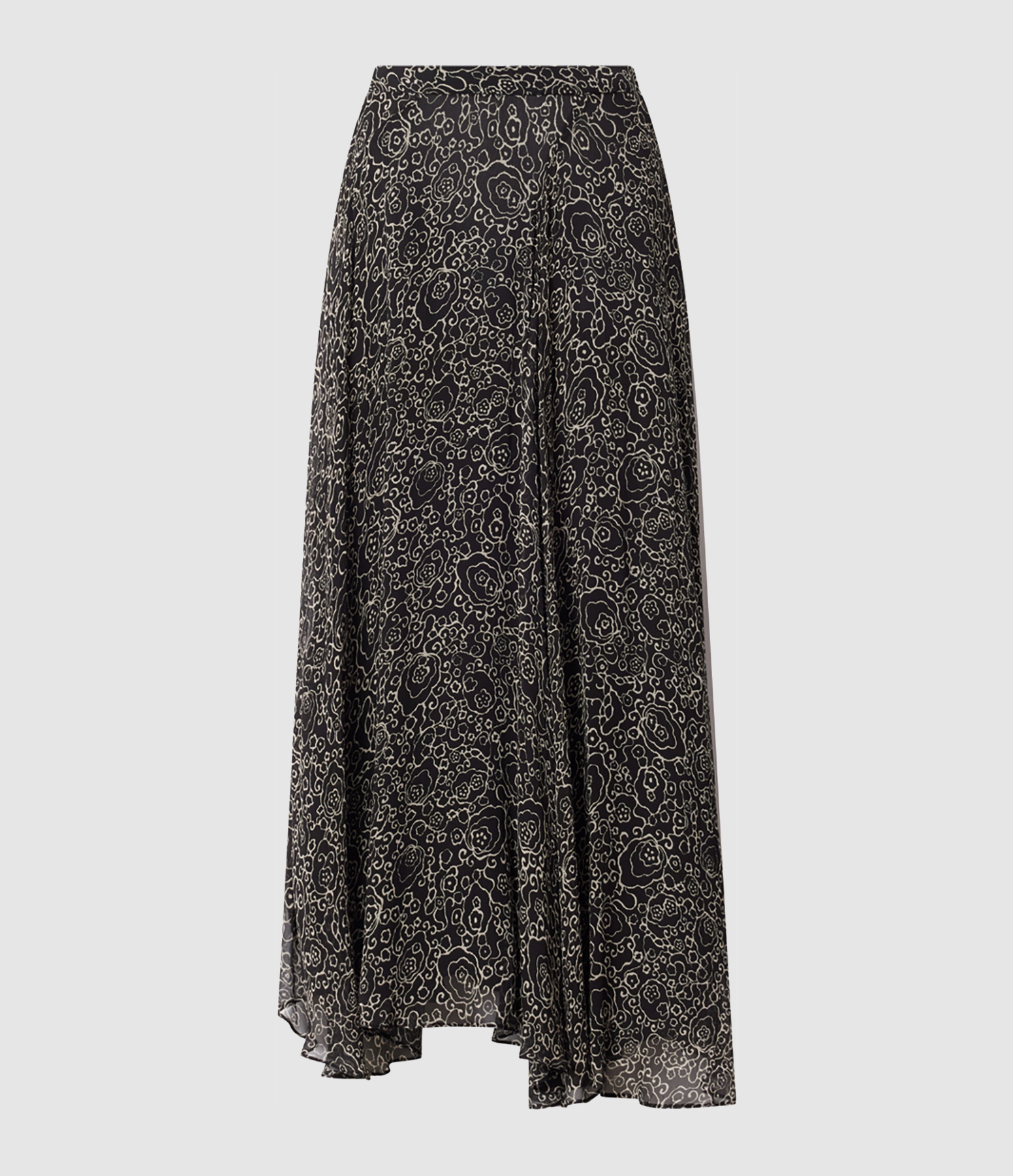 Lycia Black Ecru Skirt