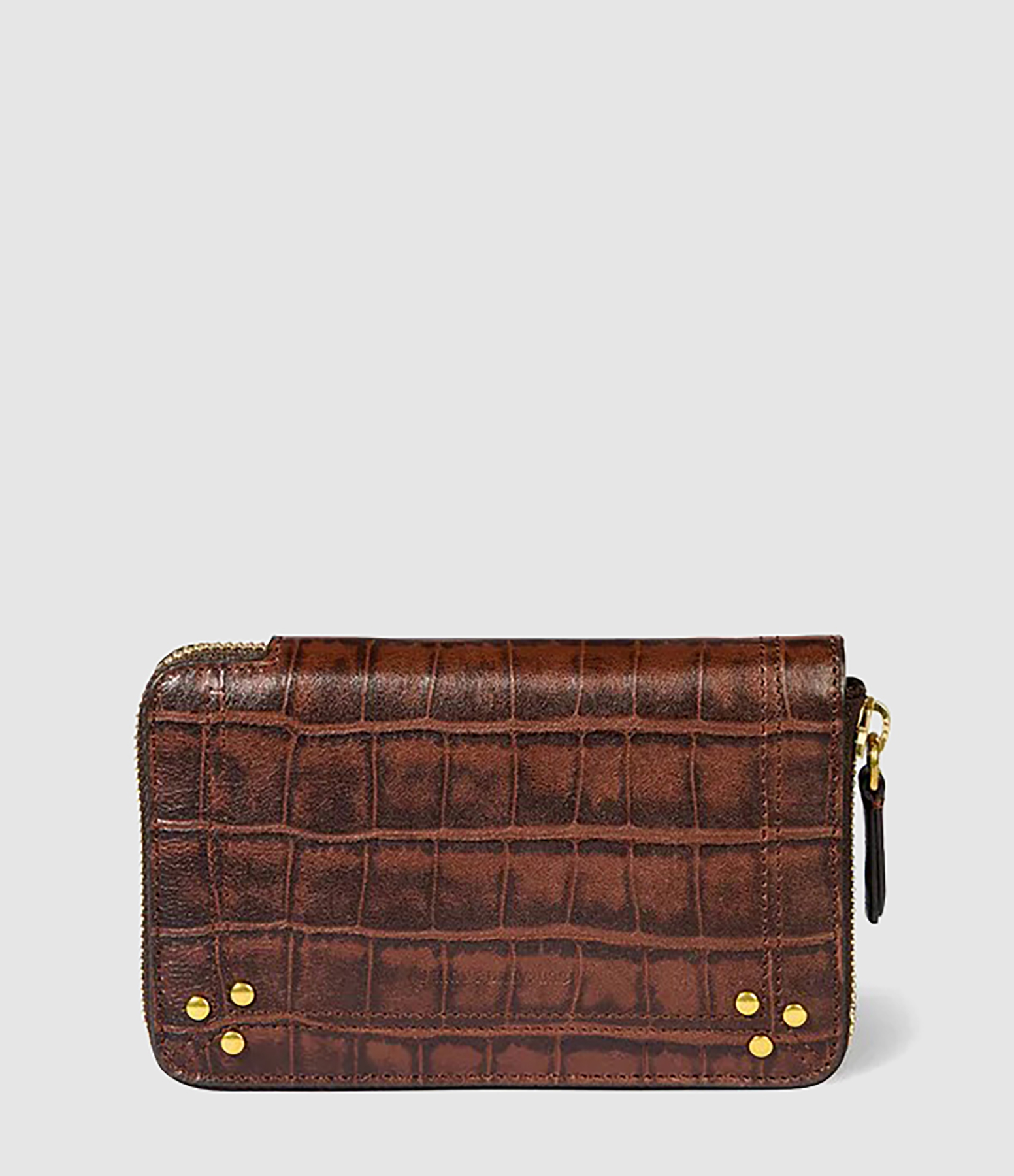 Julien Cigar-Coloured Crocodile-Print Wallet