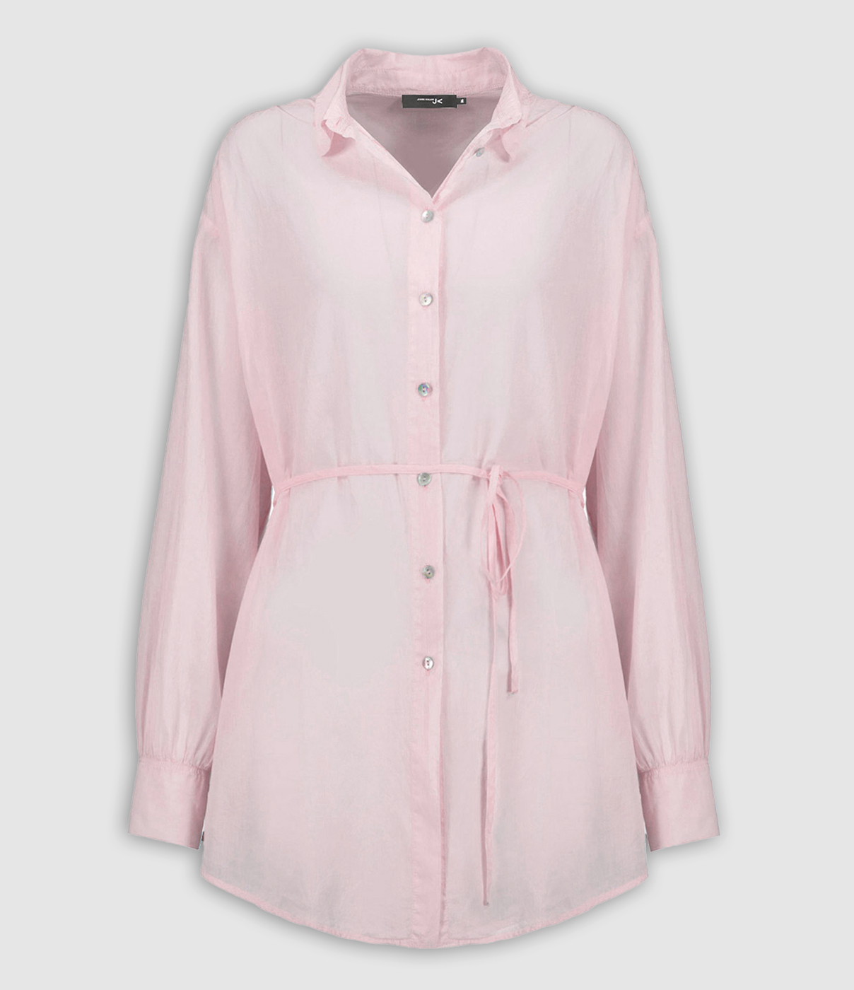 Jinko Pink Cotton Tunic Shirt