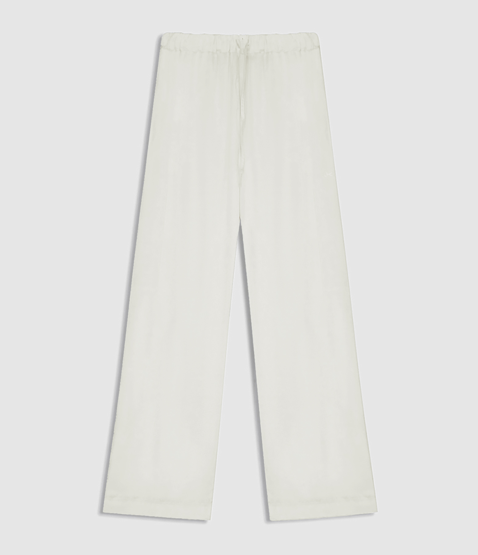 Livio Satin Trousers in Ivory, Jeanne Vouland x Véronika Loubry Collaboration