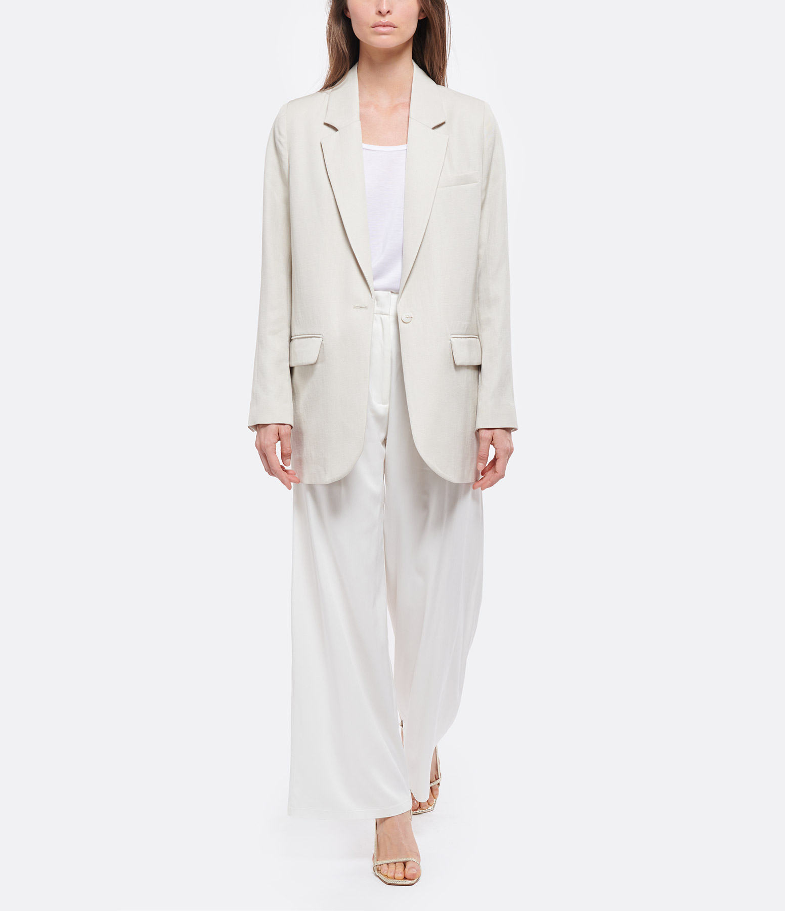 Haja Ivory Palazzo Trousers
